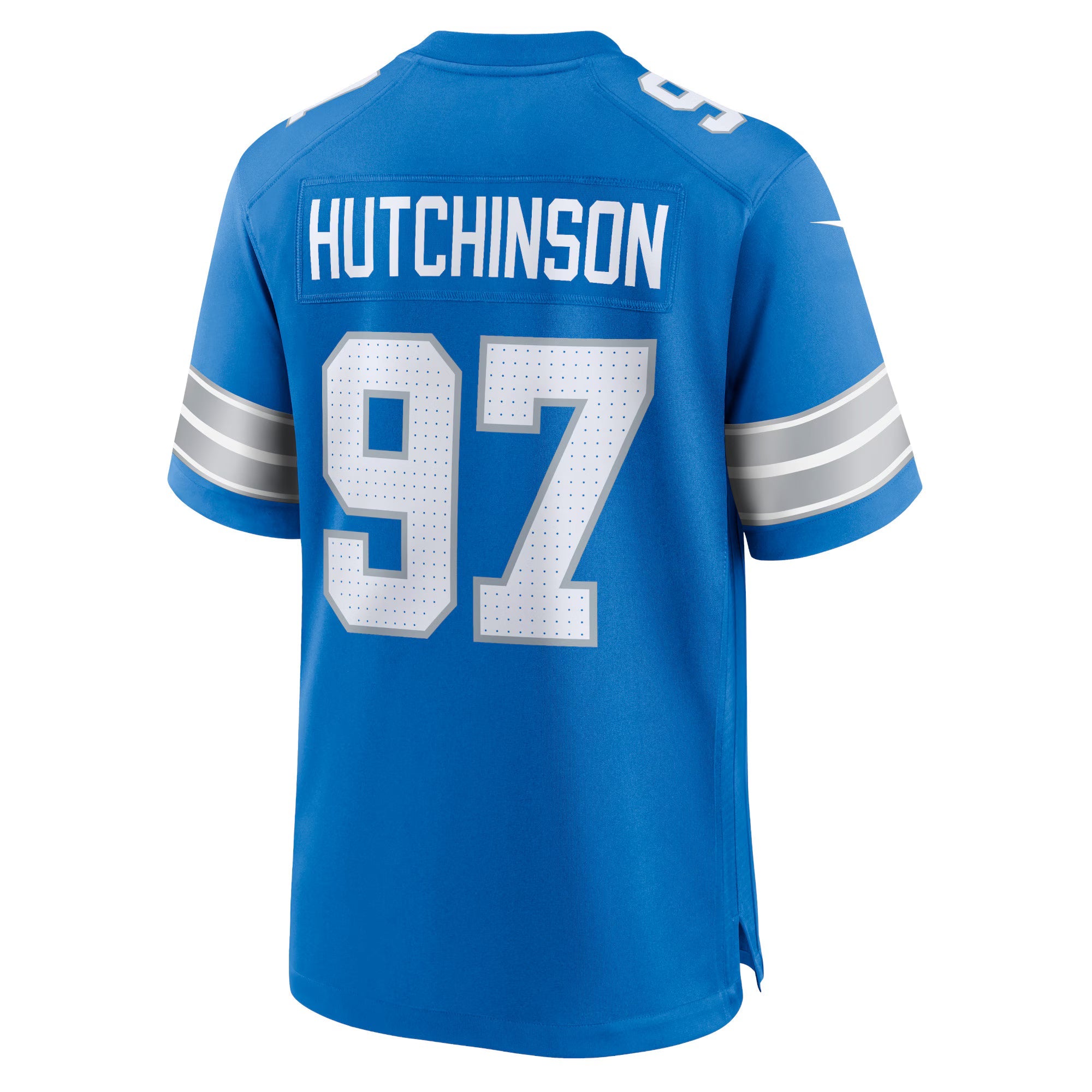 Detroit Lions Aidan Hutchinson Blue Game Jersey
