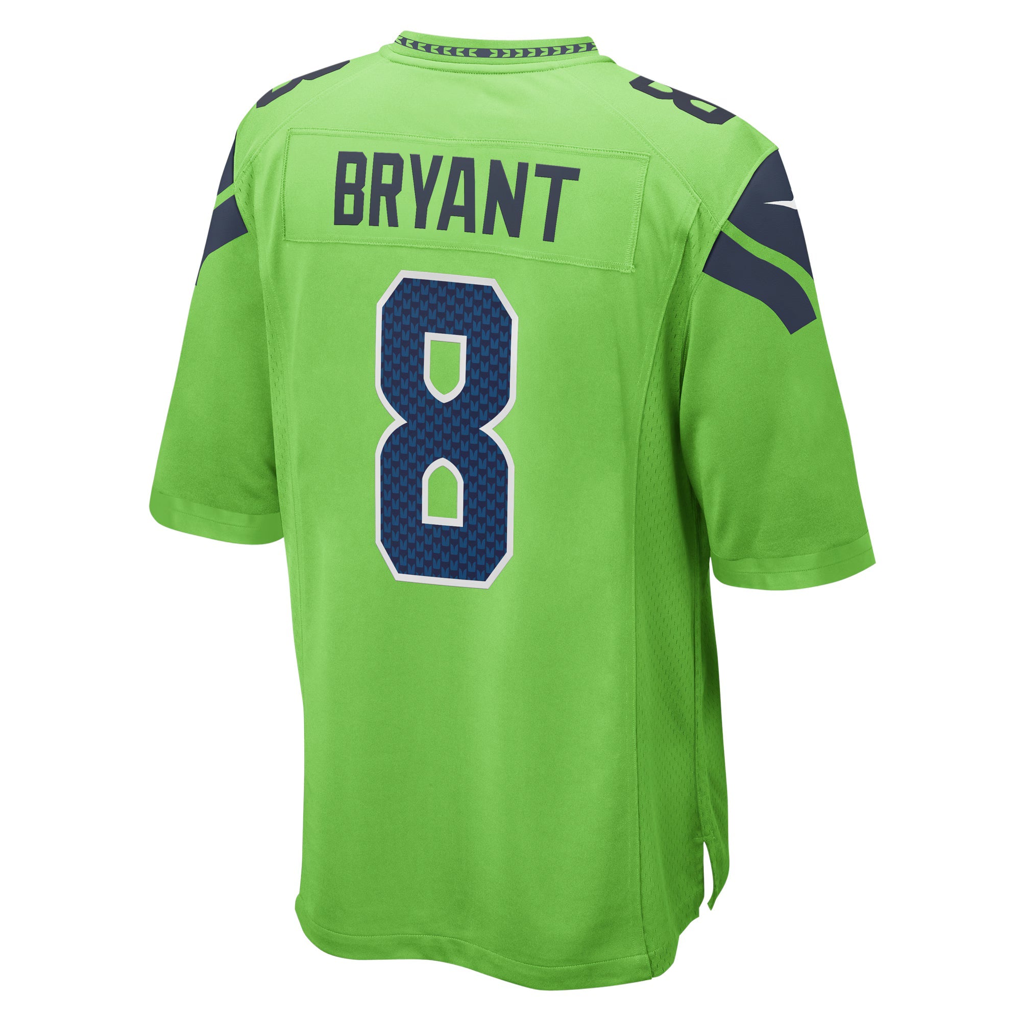 Seattle Seahawks Coby Bryant Neon Green Game Jersey