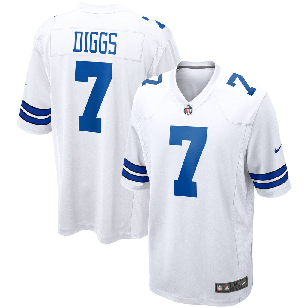 Dallas Cowboys Trevon Diggs White Game Jersey
