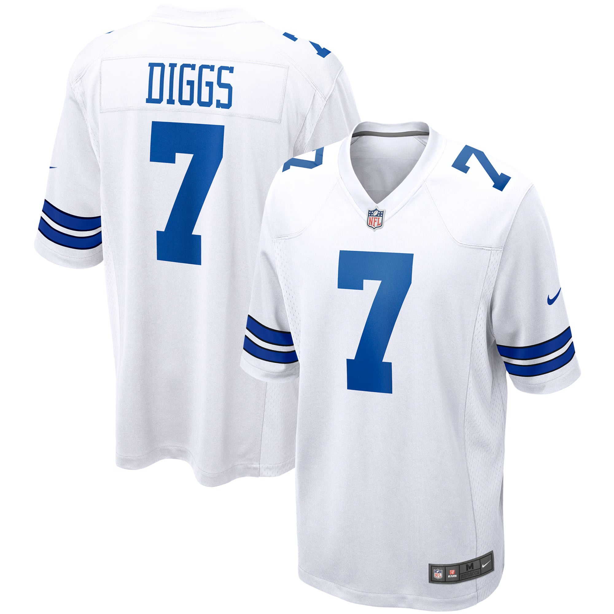 Dallas Cowboys Trevon Diggs White Game Jersey