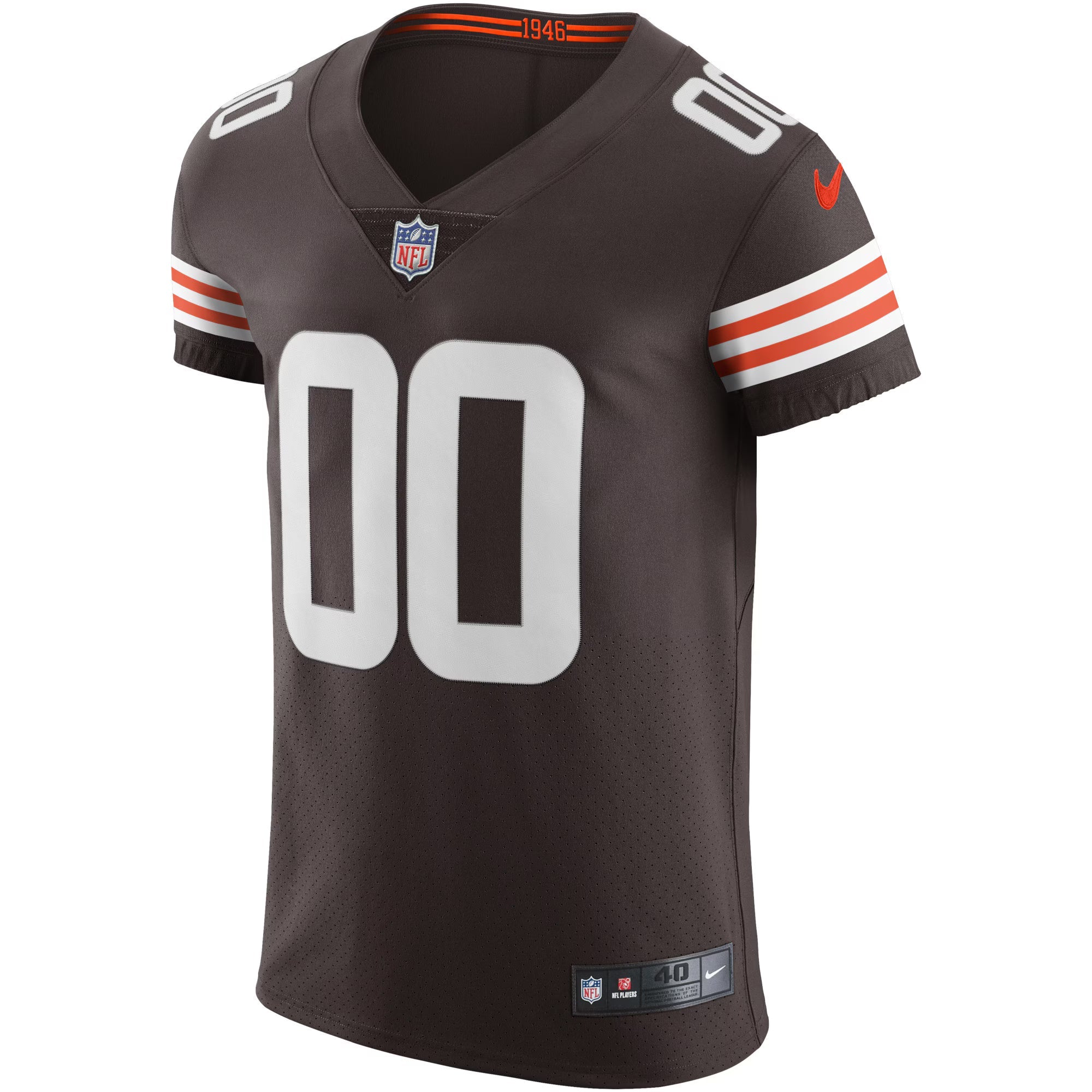 Cleveland Browns Brown Vapor Elite Custom Jersey