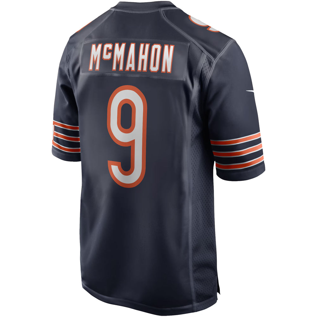Chicago Bears Jim McMahon Navy Game Retired Player Jersey