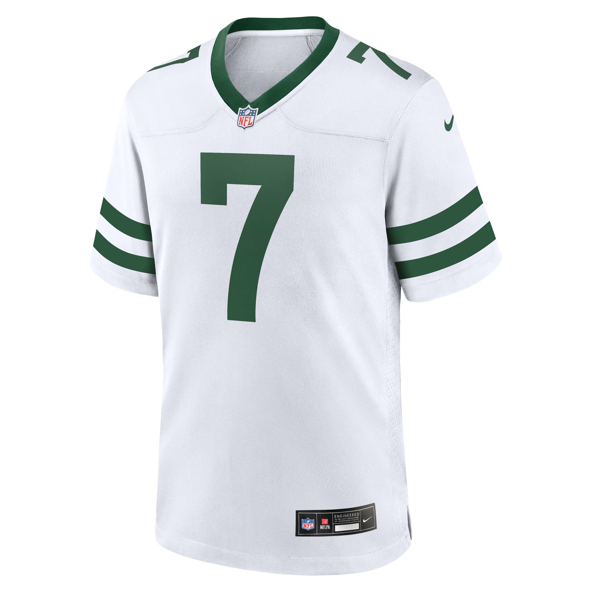 New York Jets Justin Fields Legacy White Game Jersey