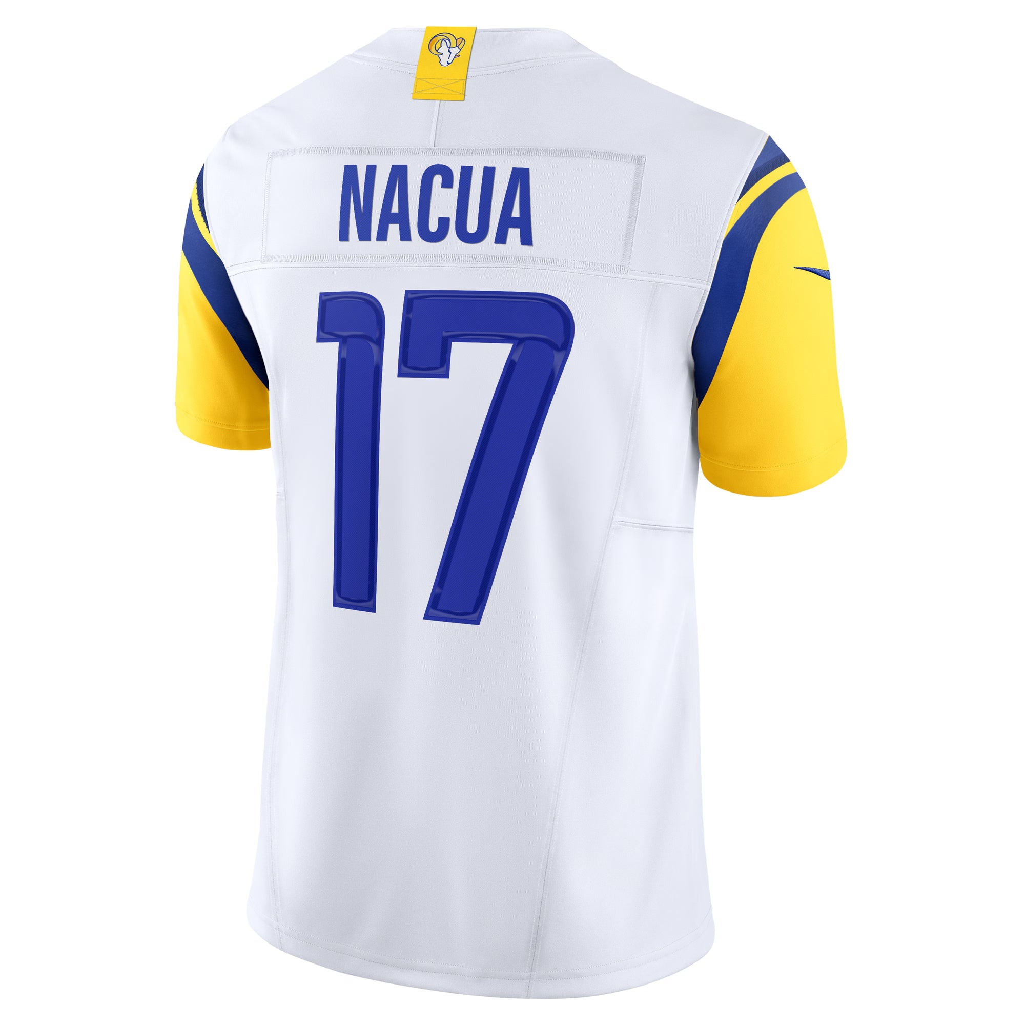 Los Angeles Rams Puka Nacua White Vapor F.U.S.E. Limited Jersey