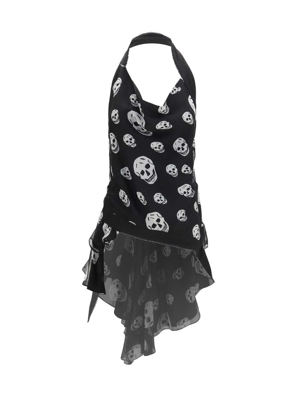 Alexander Mcqueen Women Halter Silk Top