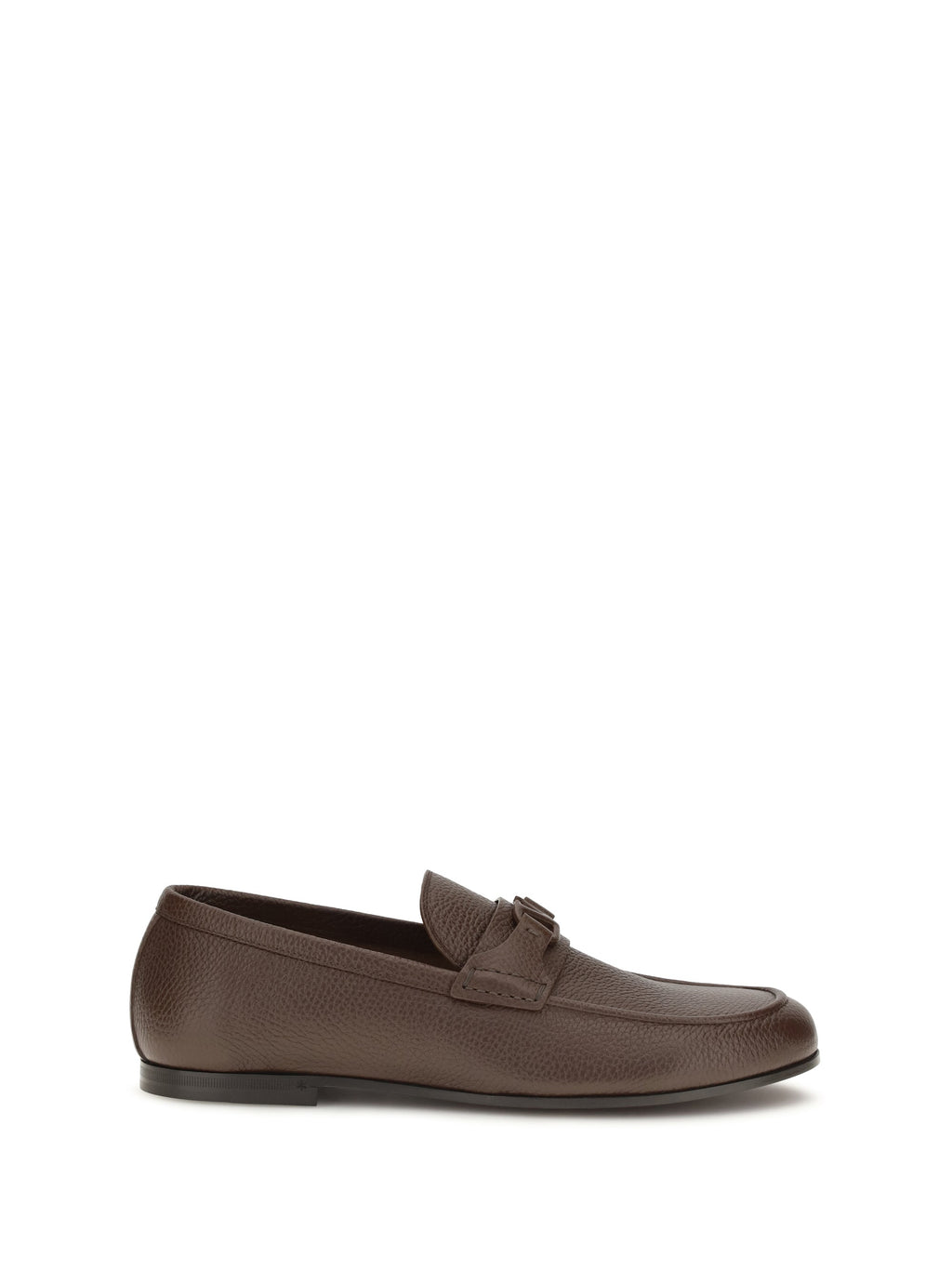 Valentino Garavani Men Vlogo Signature Loafers In Deer Leather