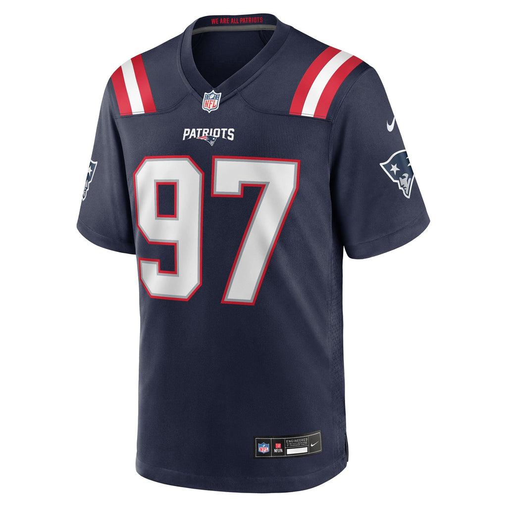 New England Patriots Milton Williams Navy Game Player Jersey