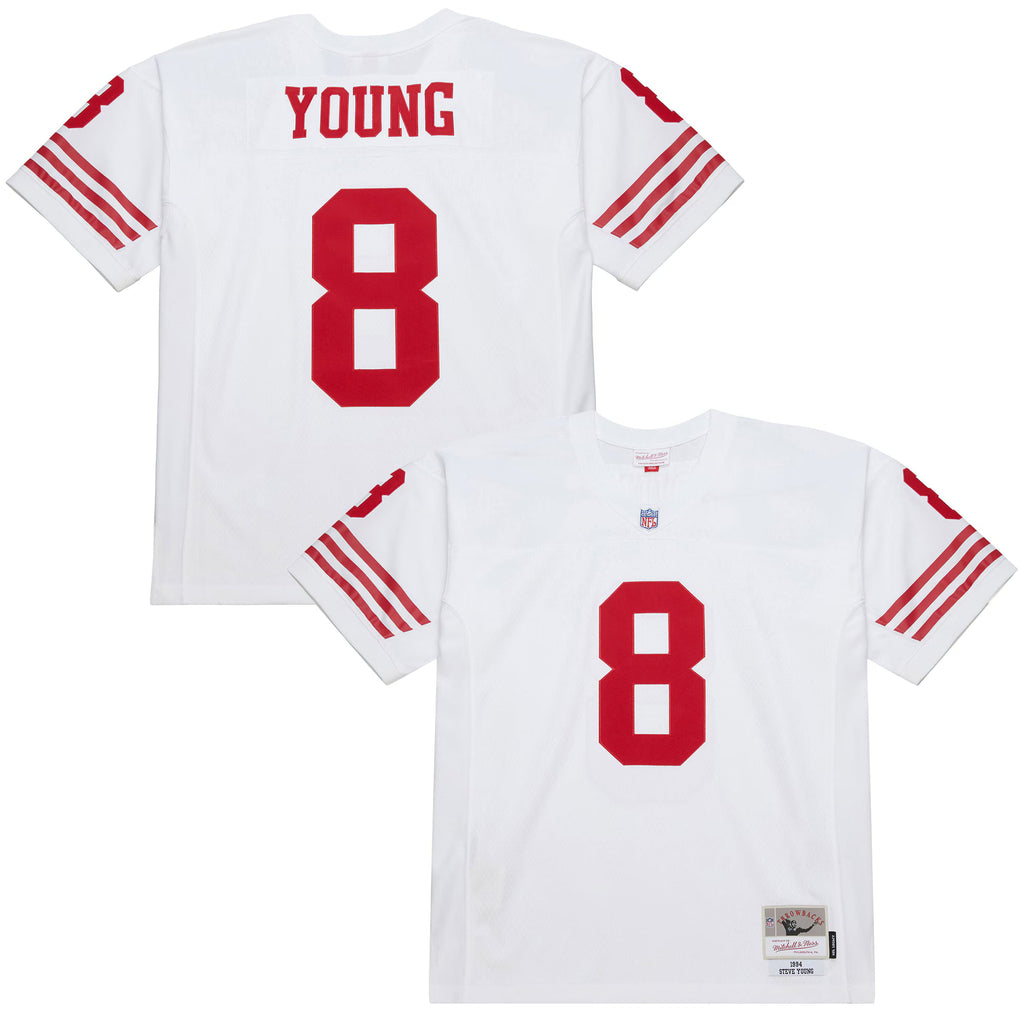 San Francisco 49ers Steve Young Mitchell & Ness White 1994 Legacy Replica Jersey
