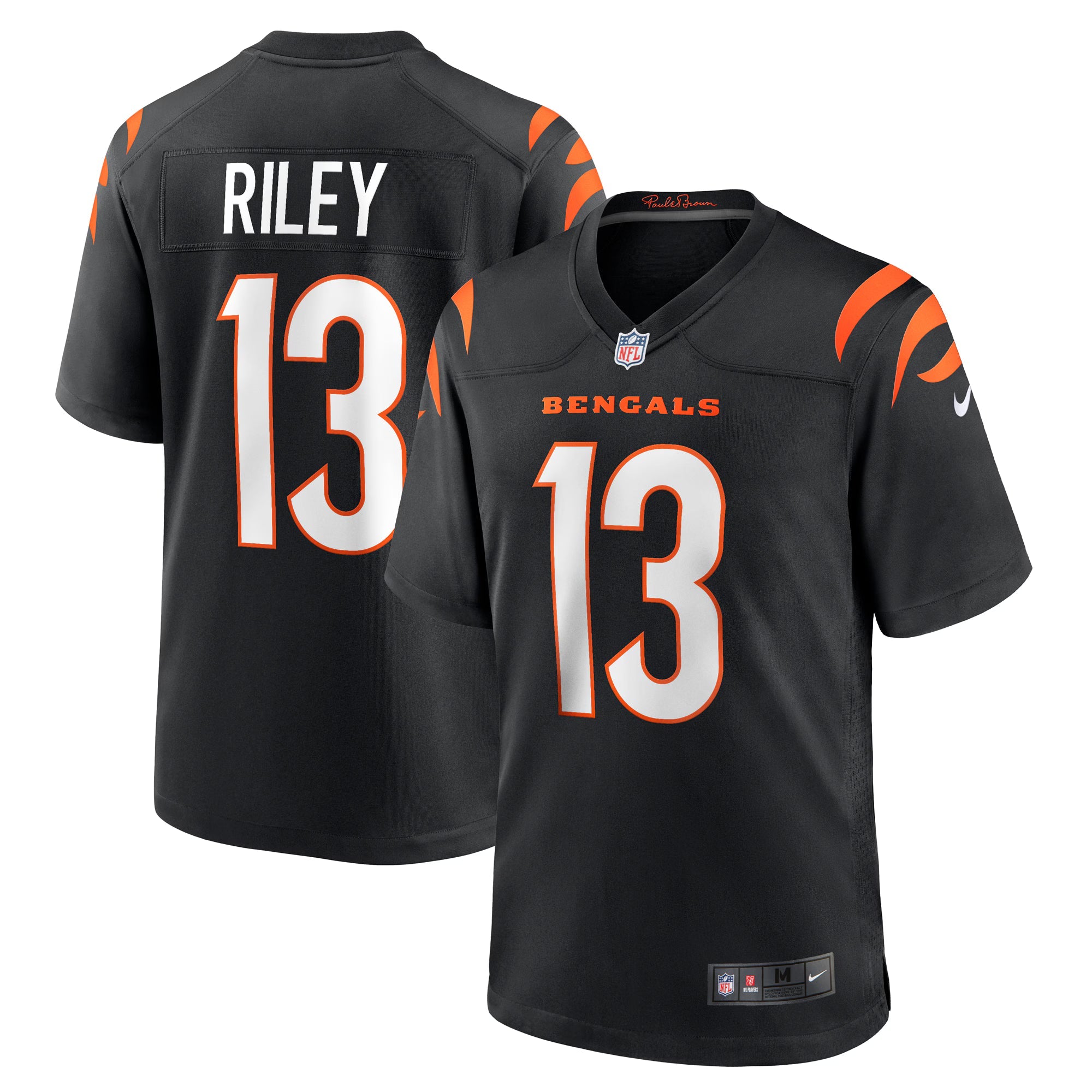 Cincinnati Bengals Ken Riley Black Retired Player Game Jersey