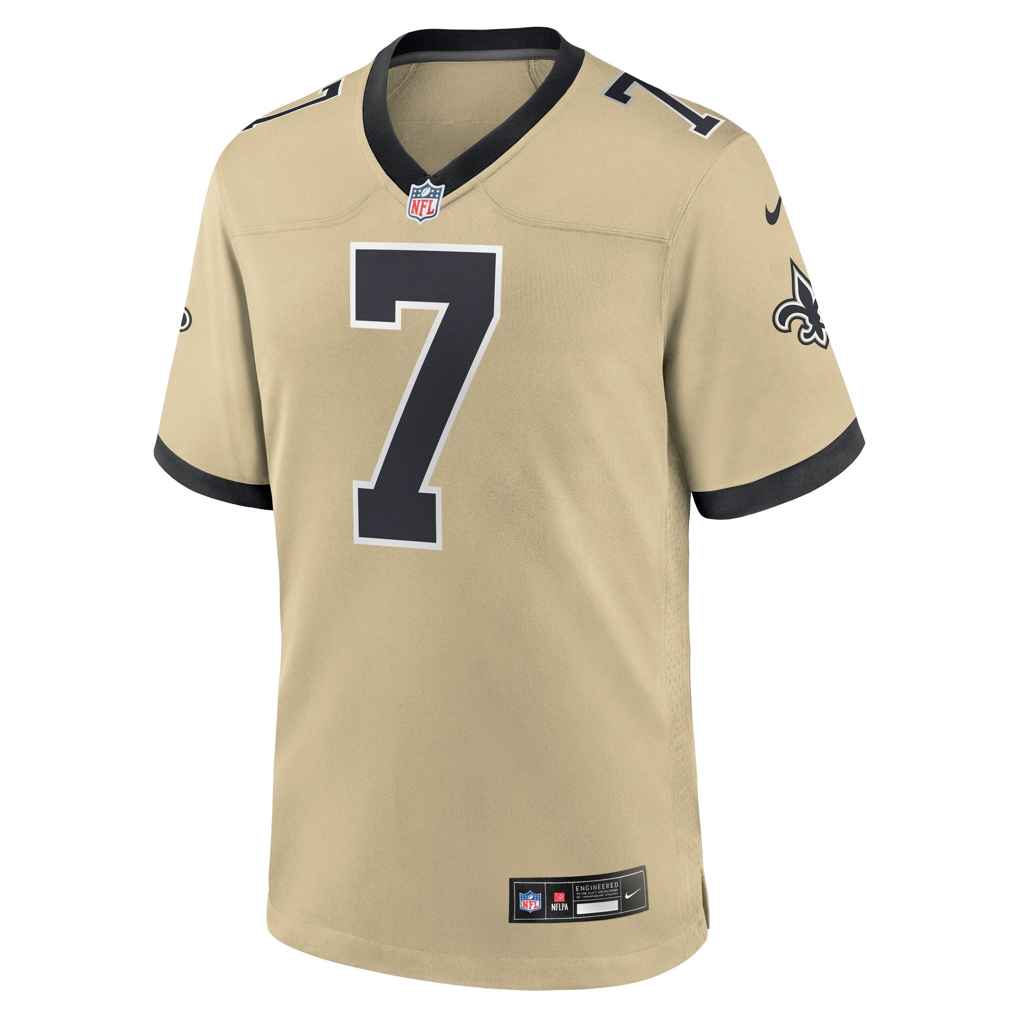 New Orleans Saints Taysom Hill Gold Gameday Golds Alternate Game Player Jersey