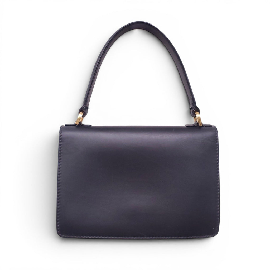 DIOR BLACK LOGO SHOULDER BAG