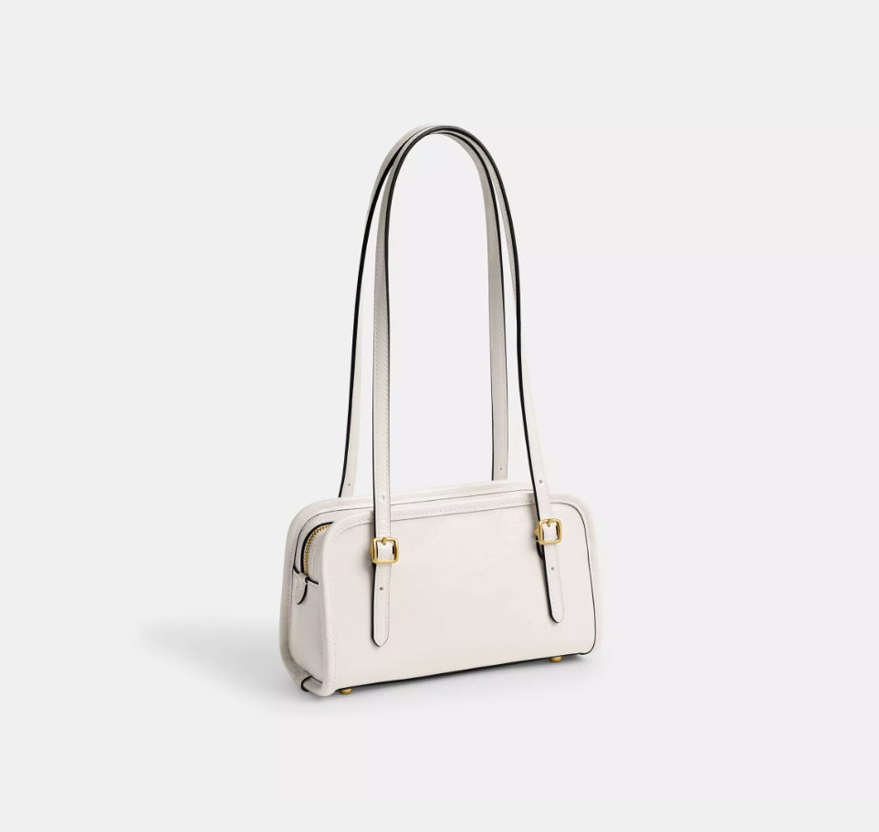NWT Coach Swing Zip Leather Bag 20 Limited Re-Edition In Chalk