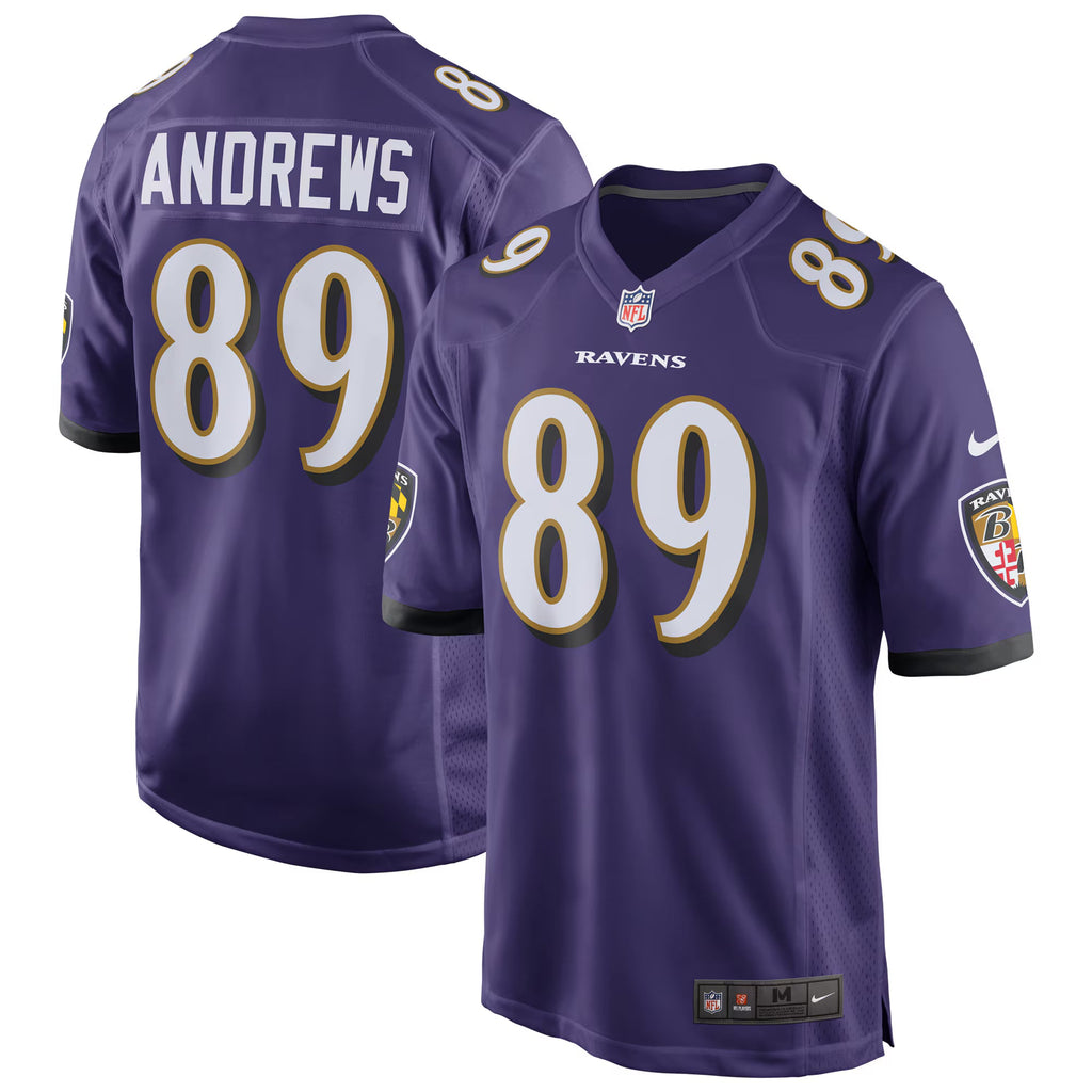 Baltimore Ravens Mark Andrews Purple Game Jersey