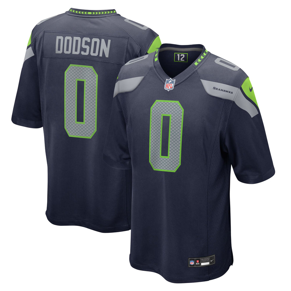 Seattle Seahawks Tyrel Dodson College Navy Game Jersey