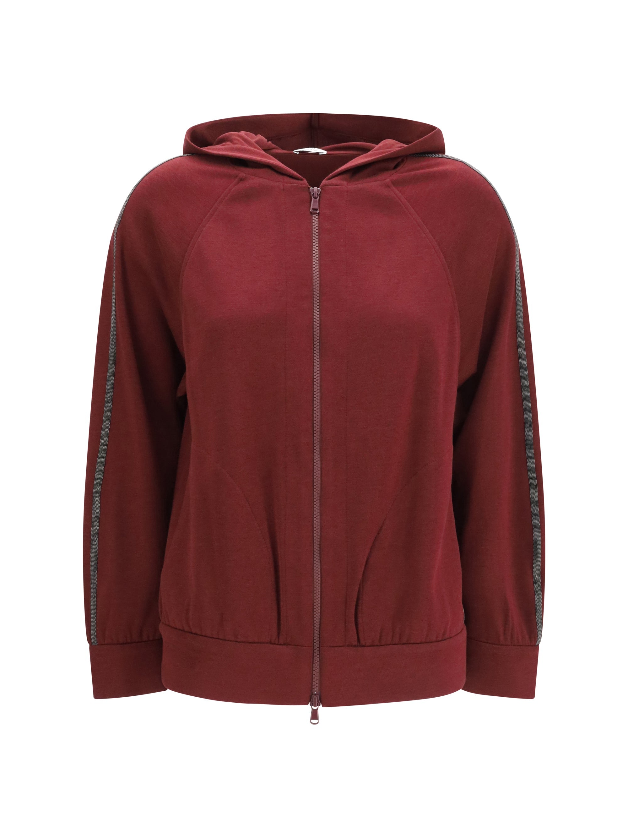 Brunello Cucinelli Women Long-Sleeve Zip Hoodie