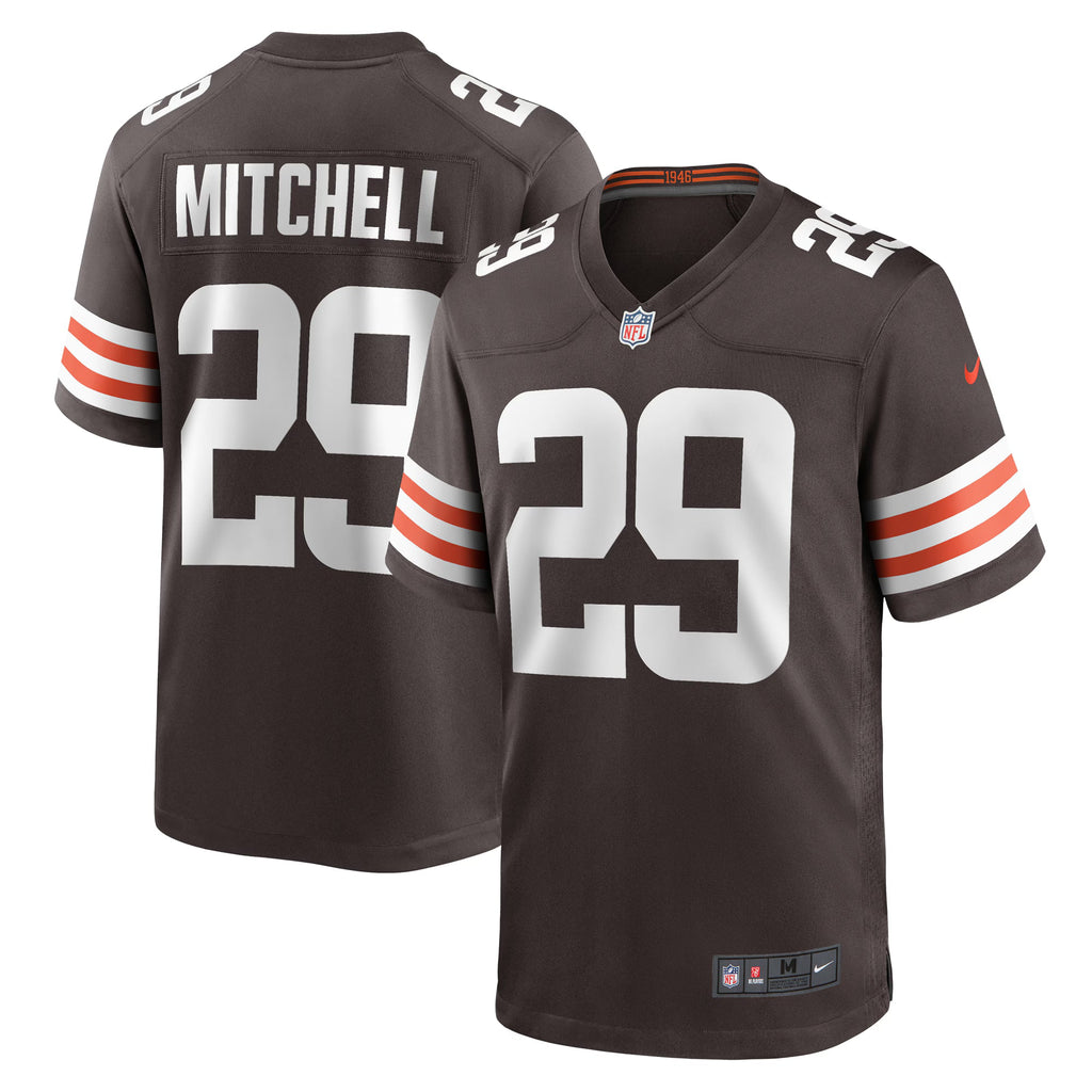 Cleveland Browns Cameron Mitchell Brown Team Game Jersey