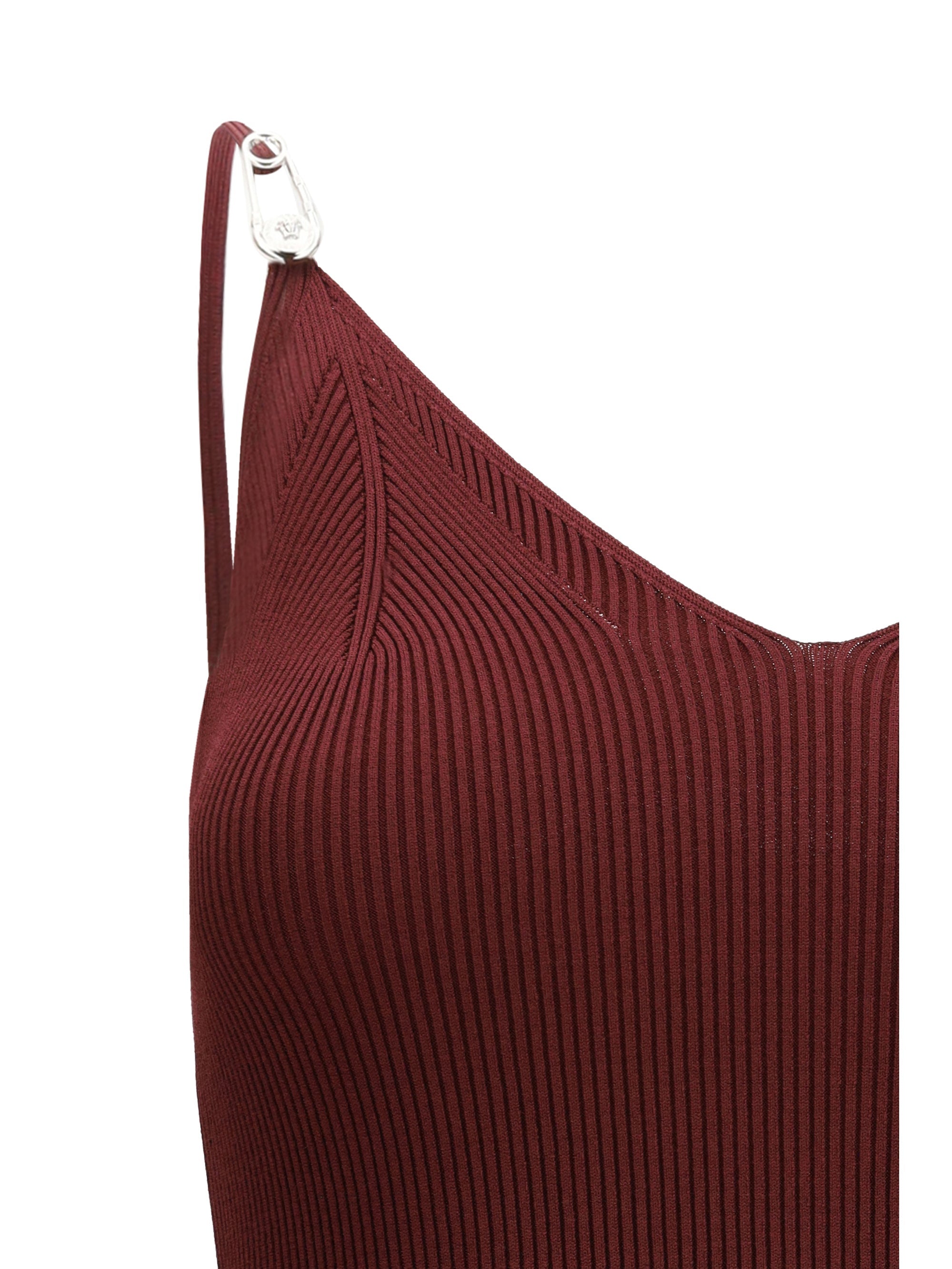 Versace Women Safety Pin Slip Midi Dress