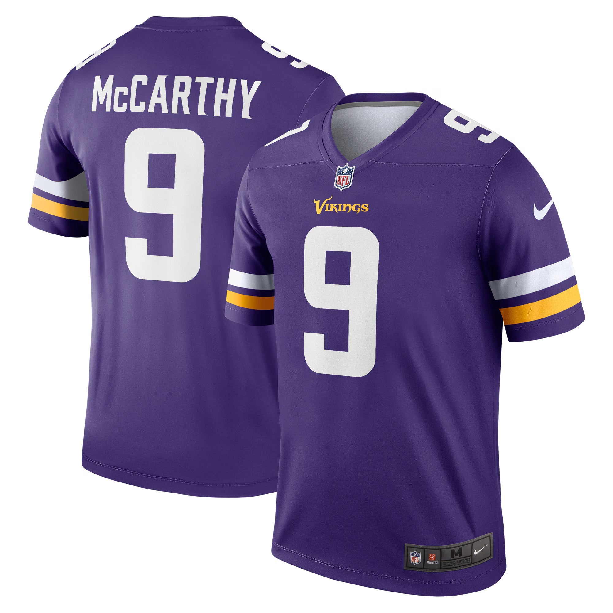 Minnesota Vikings J.J. McCarthy Purple Legend Player Performance Top
