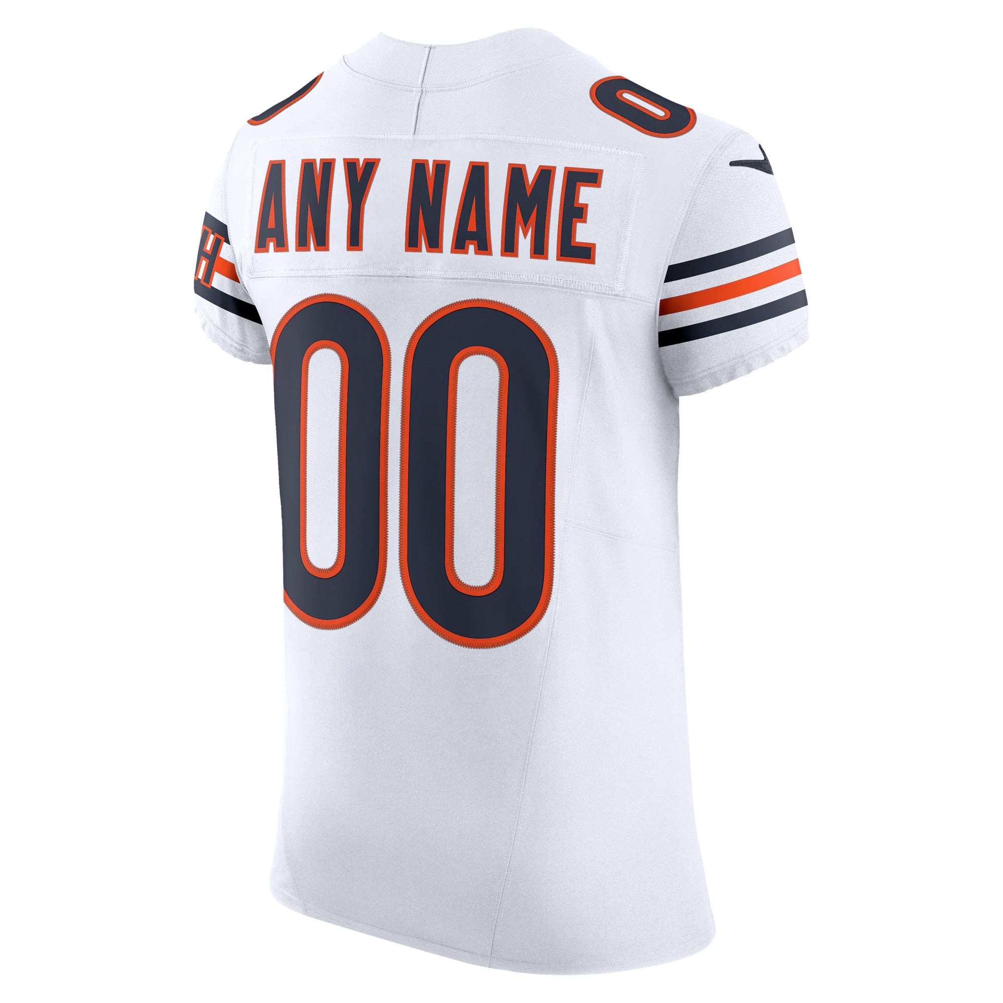 Chicago Bears White Vapor F.U.S.E. Elite Custom Jersey