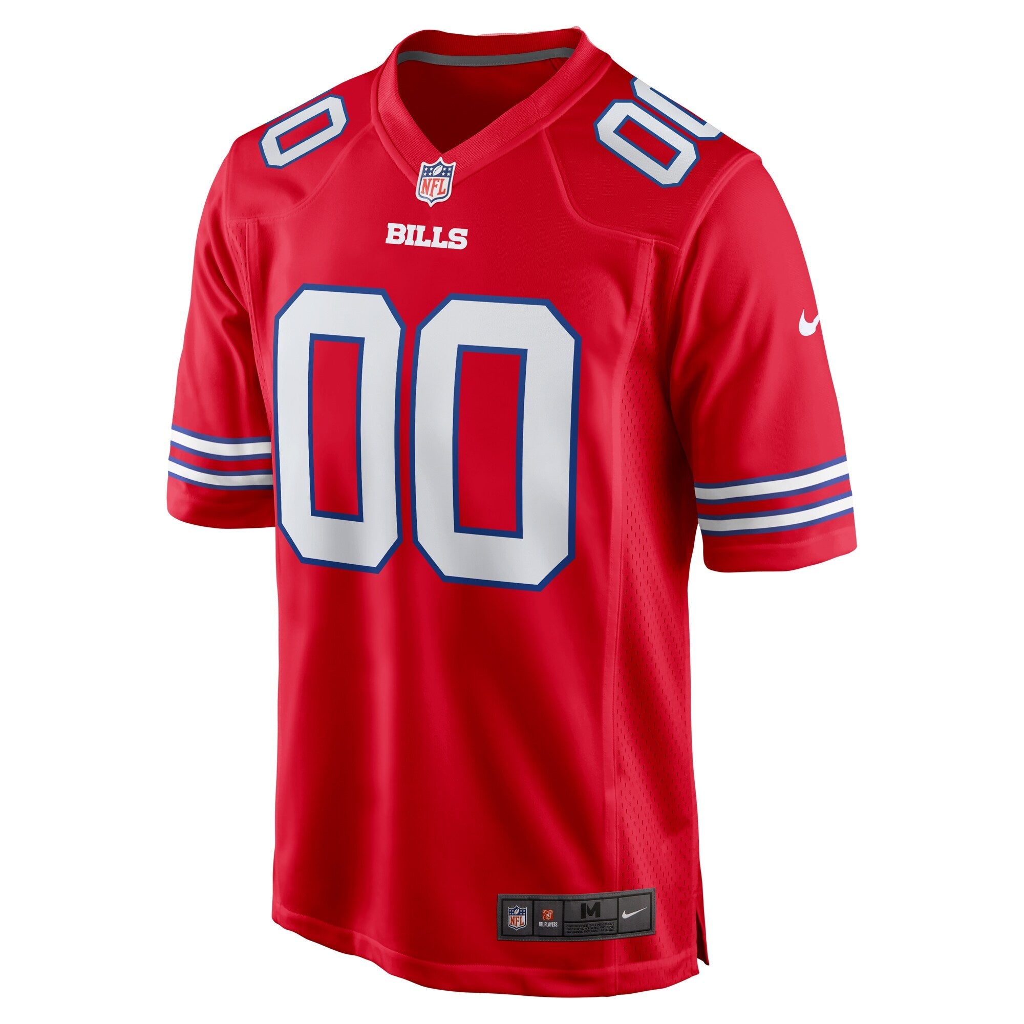 Buffalo Bills Red Alternate Custom Game Jersey