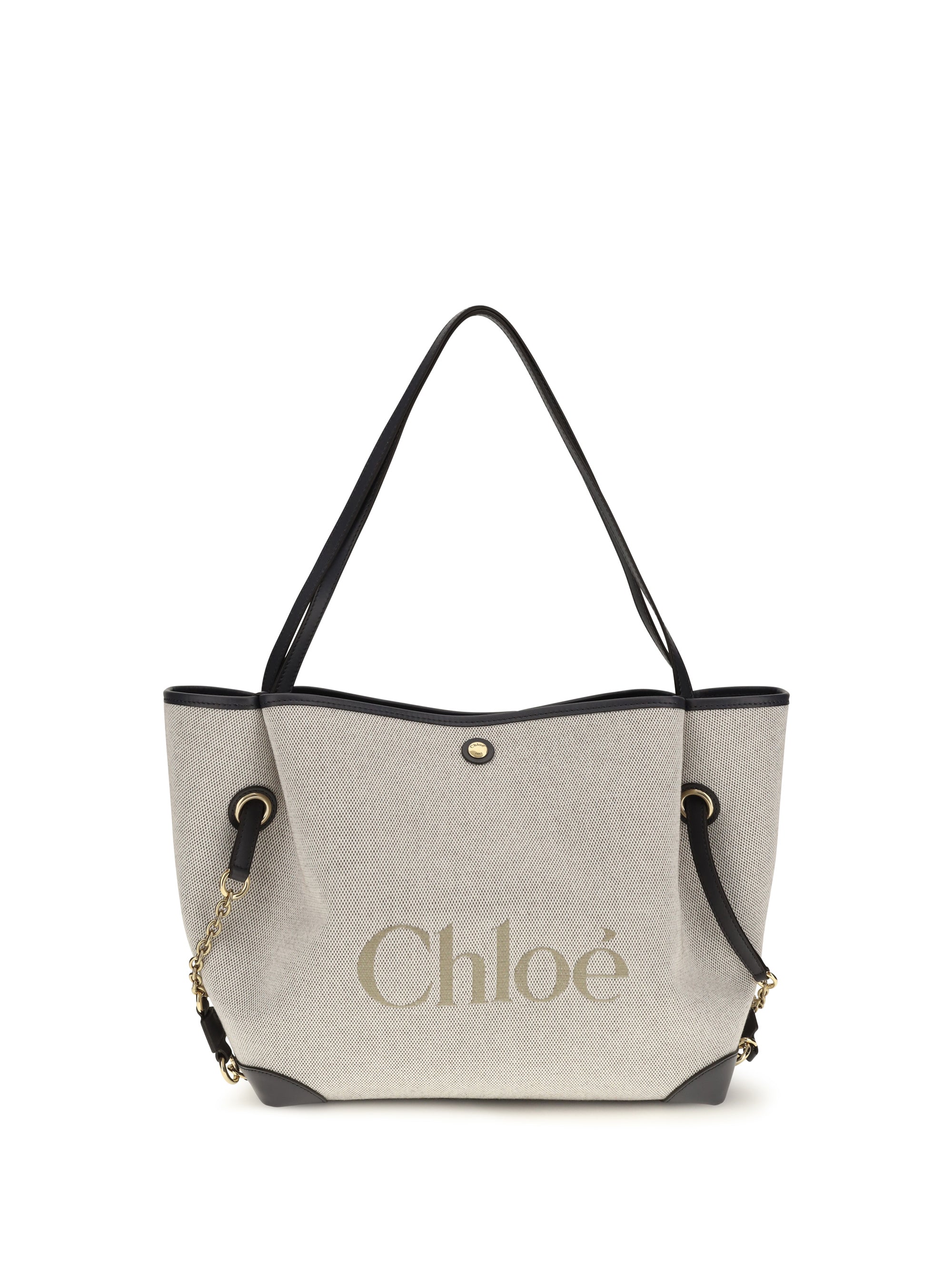 Chloé Women Clover Tote Bag In Canvas