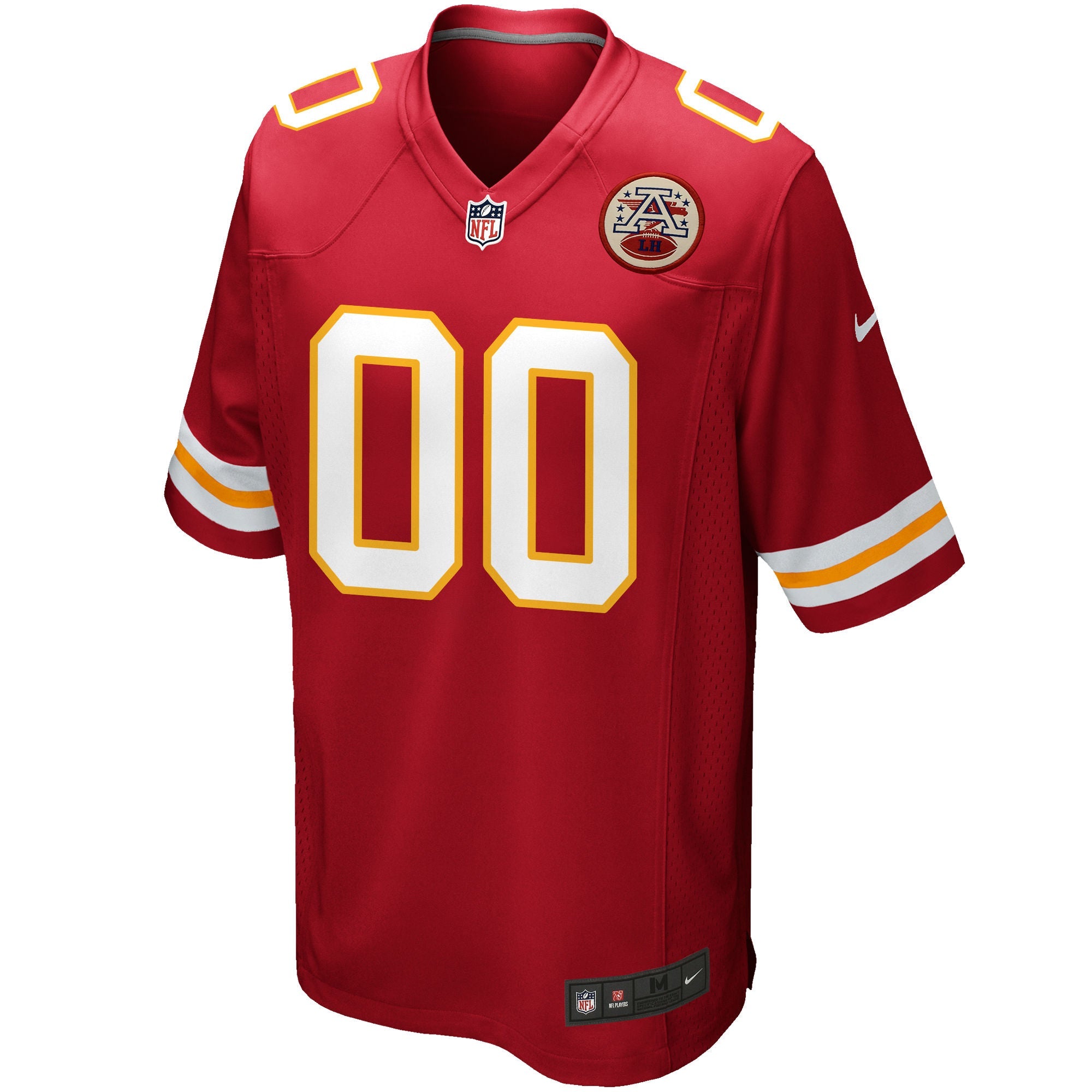 Kansas City Chiefs Red Custom Game Jersey