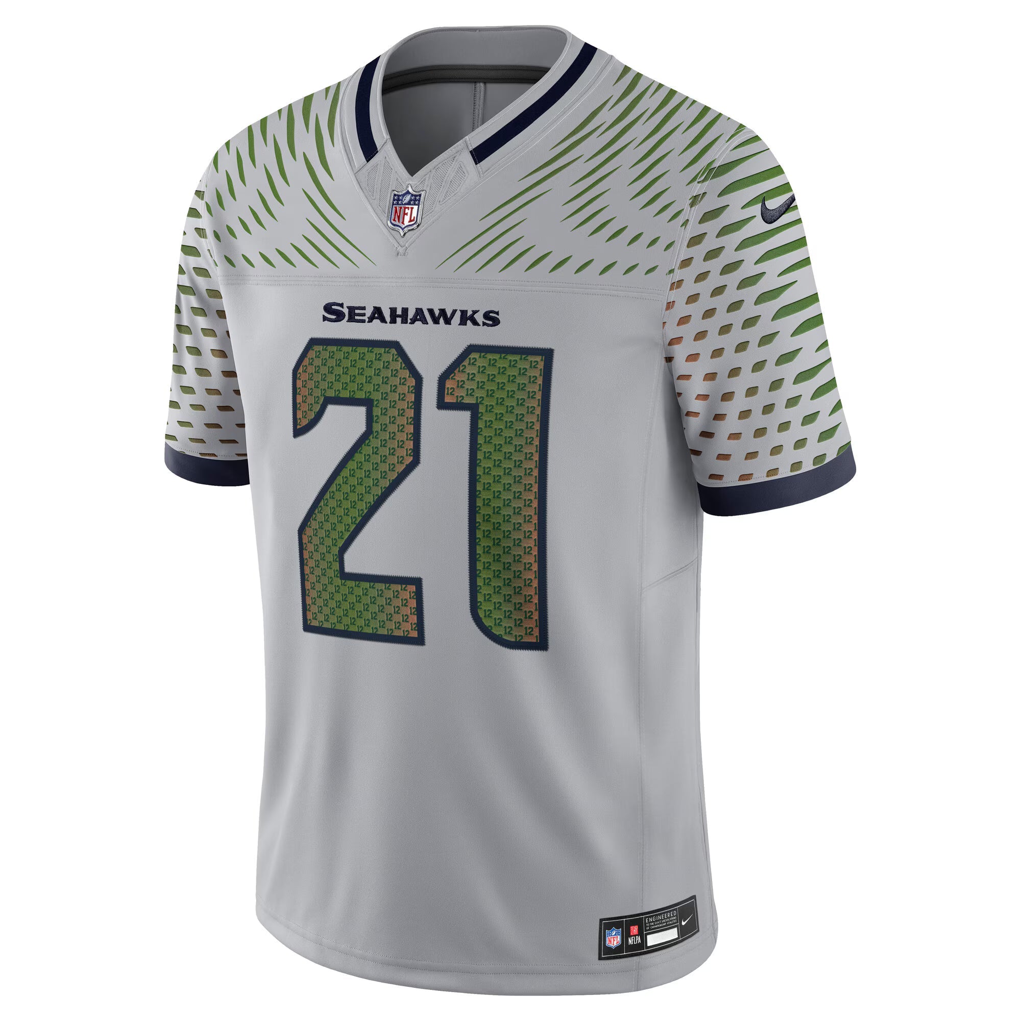 Seattle Seahawks Devon Witherspoon Wolf Gray 2025 Rivalries Collection Limited Jersey