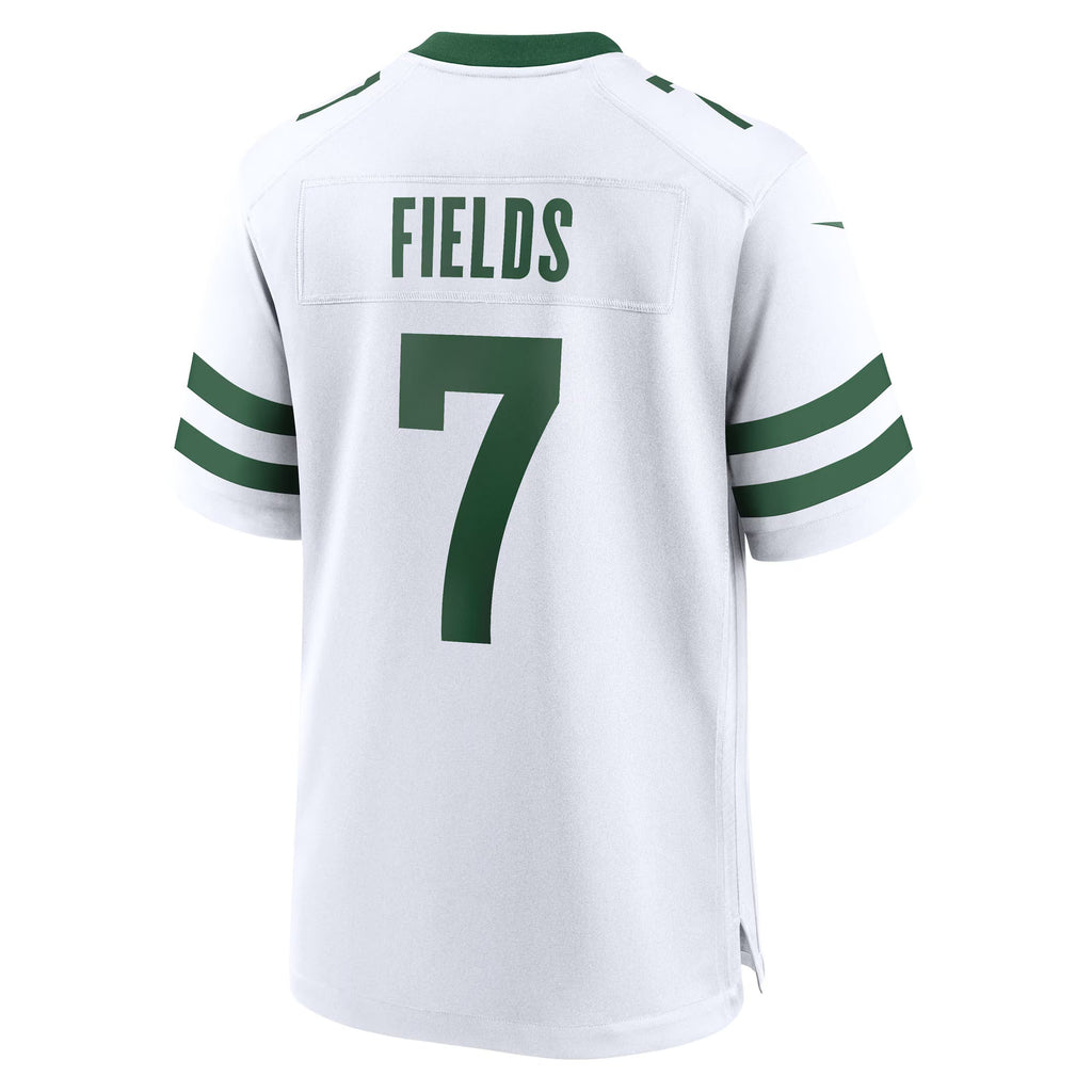 New York Jets Justin Fields Legacy White Game Jersey