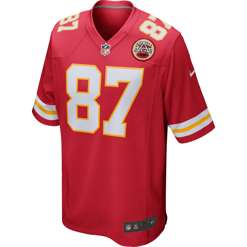Kansas City Chiefs Travis Kelce Red Game Jersey