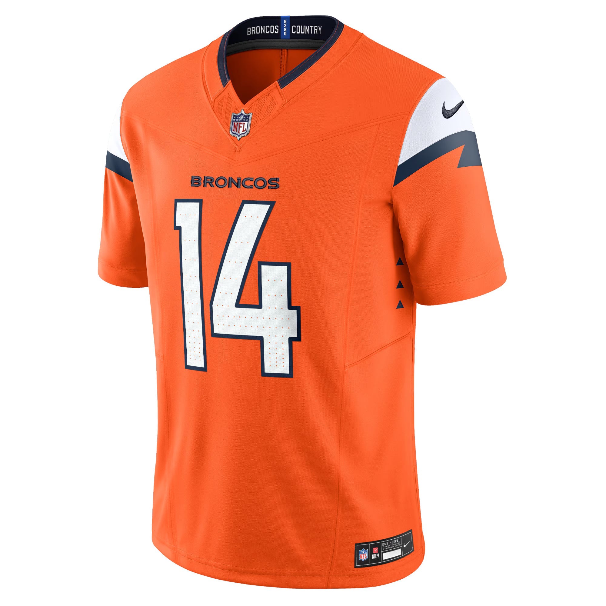 Denver Broncos Courtland Sutton Orange Mile High Collection Vapor F.U.S.E. Limited Jersey