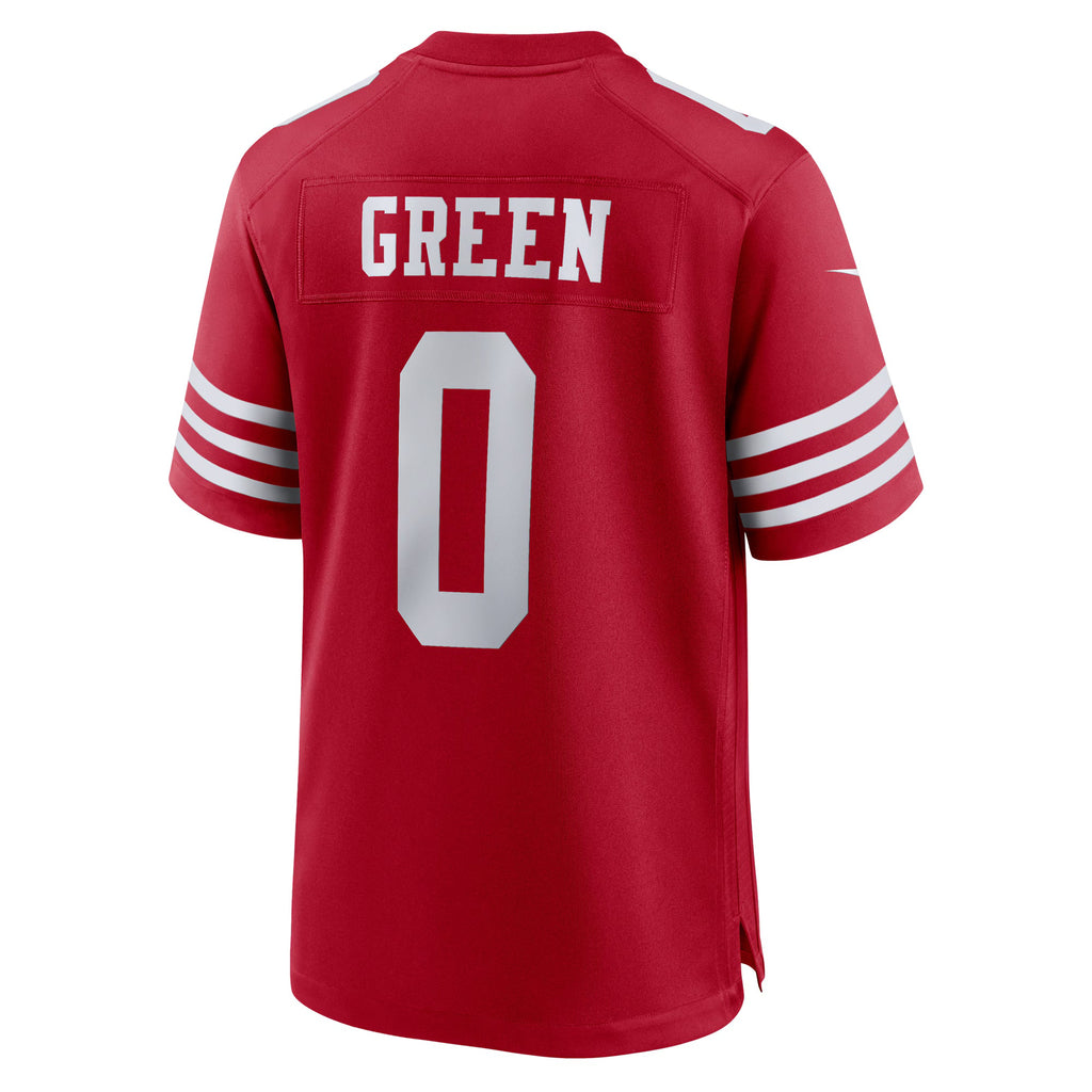 San Francisco 49ers Renardo Green Scarlet Game Jersey