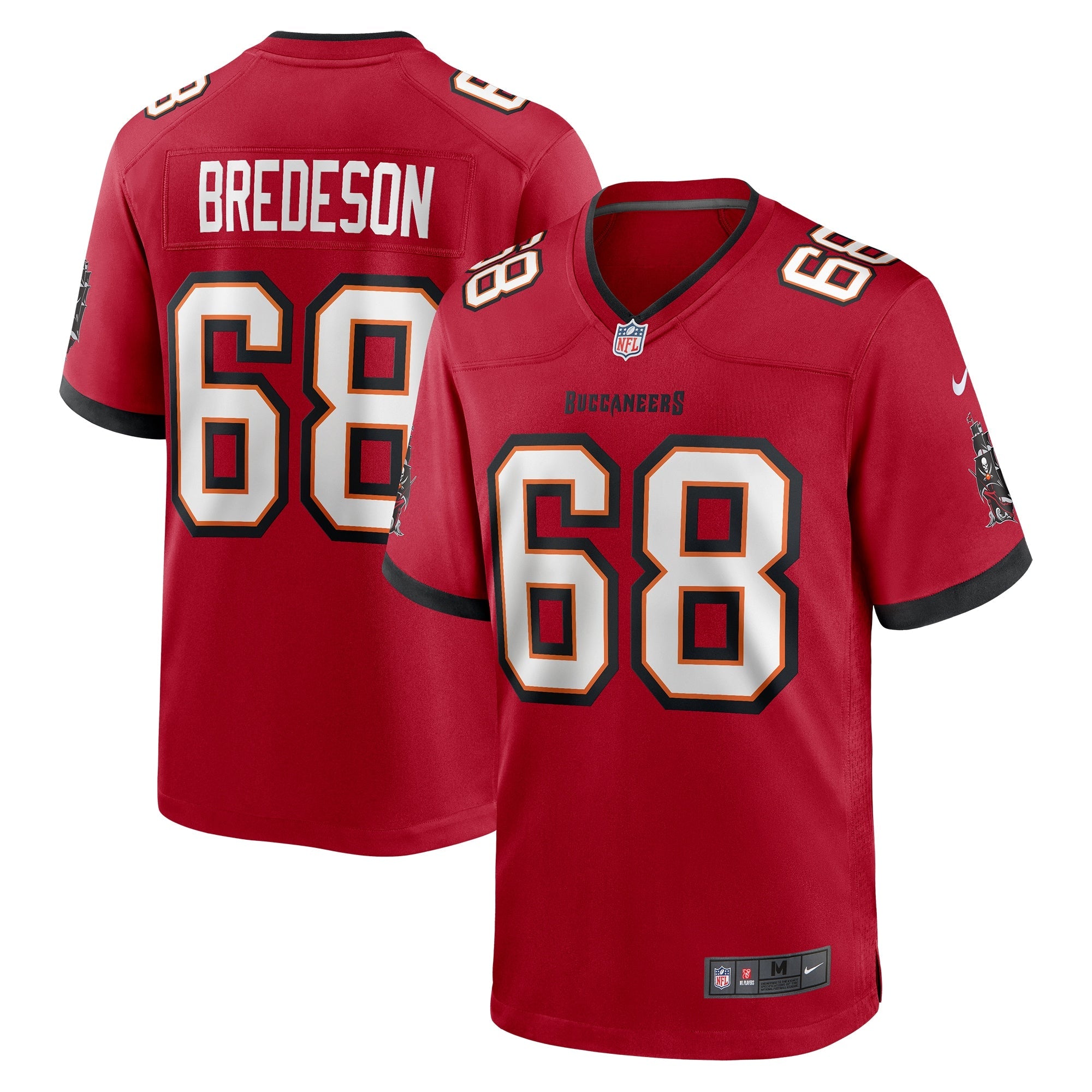 Tampa Bay Buccaneers Ben Bredeson Red Game Jersey