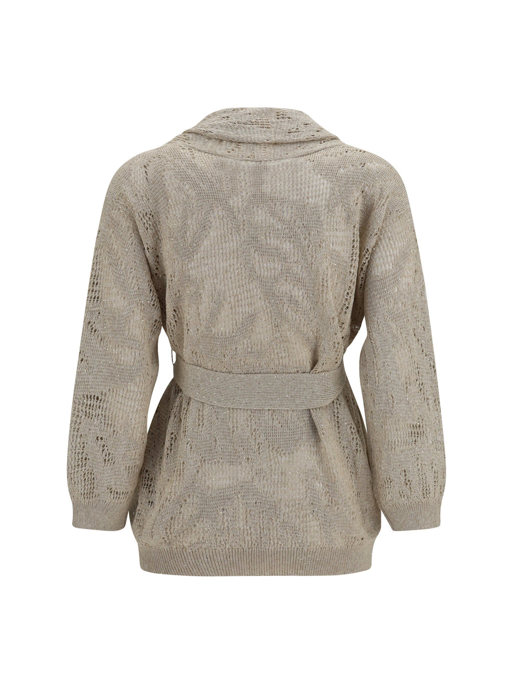 Brunello Cucinelli Women Cotton And Linen Cardigan