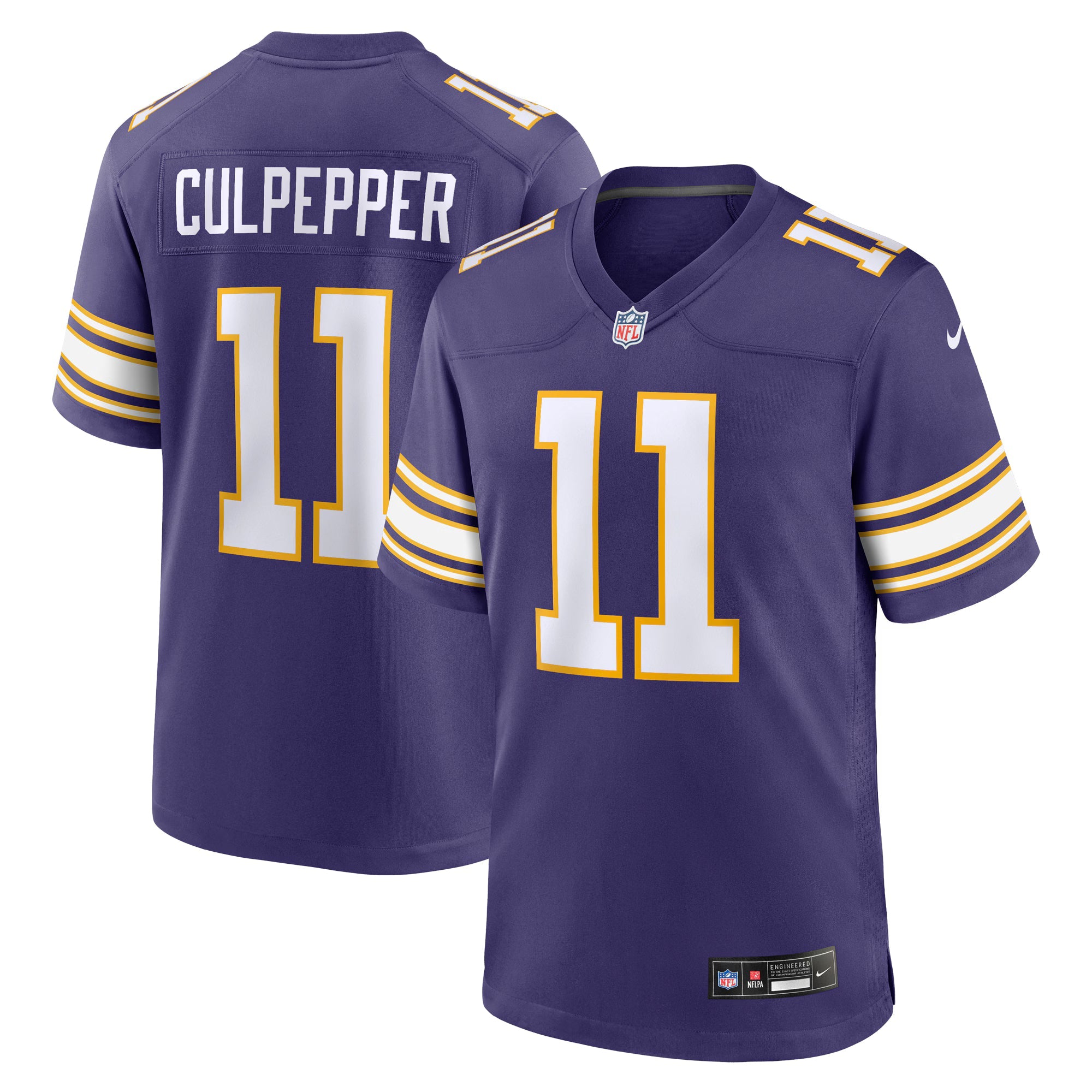 Minnesota Vikings Daunte Culpepper Purple Retired Player Alternate Game Jersey