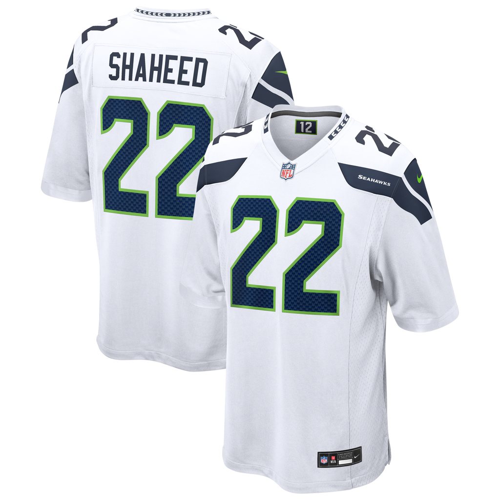 Seattle Seahawks Rashid Shaheed White Game Jersey