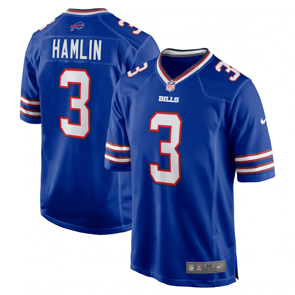Buffalo Bills Damar Hamlin Royal Game Jersey