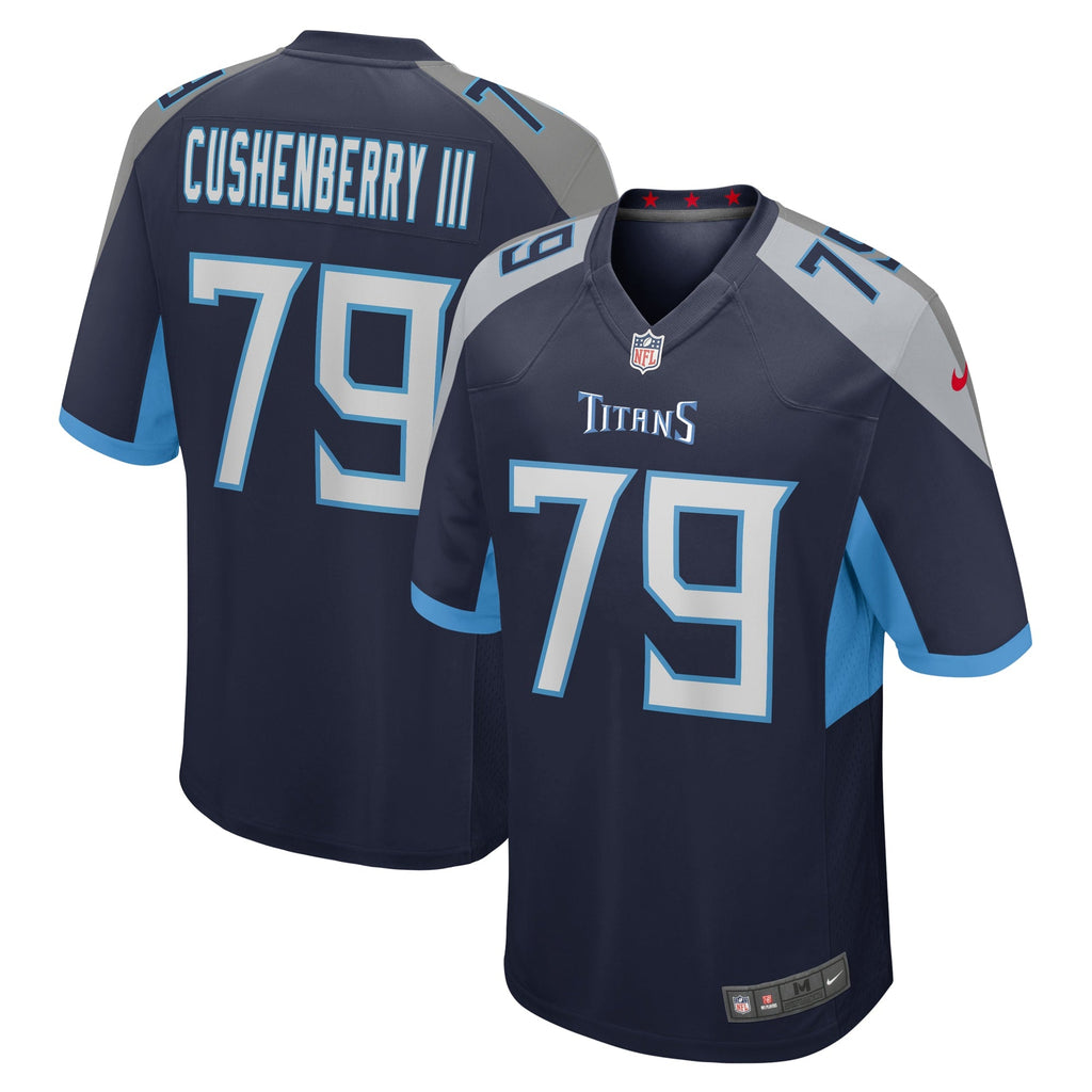Tennessee Titans Lloyd Cushenberry III Navy Game Jersey
