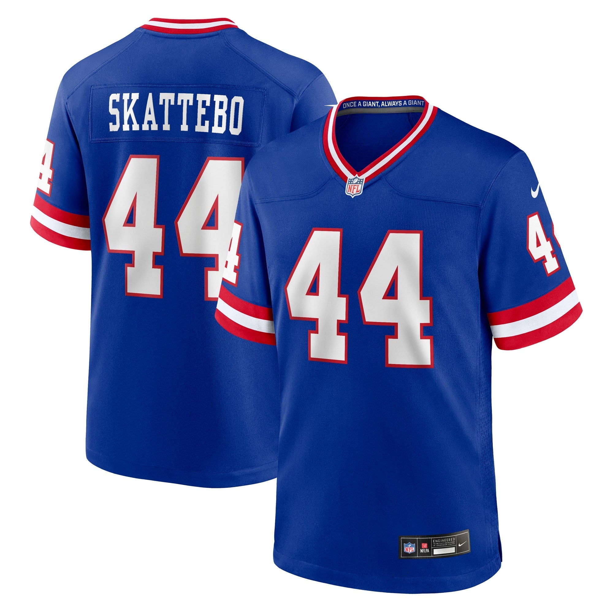 New York Giants Cam Skattebo Royal Alternate 2 Legacy Game Jersey