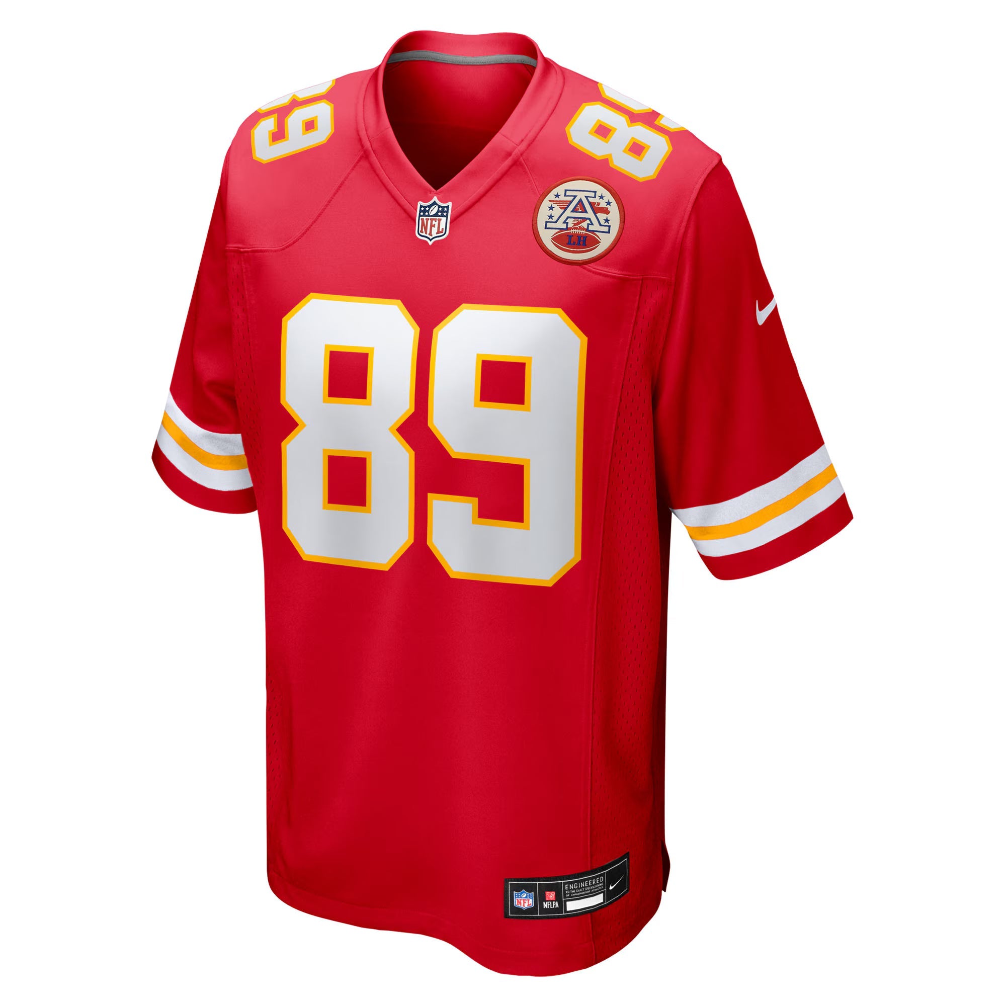 Kansas City Chiefs Jason Brownlee Red Team Game Jersey