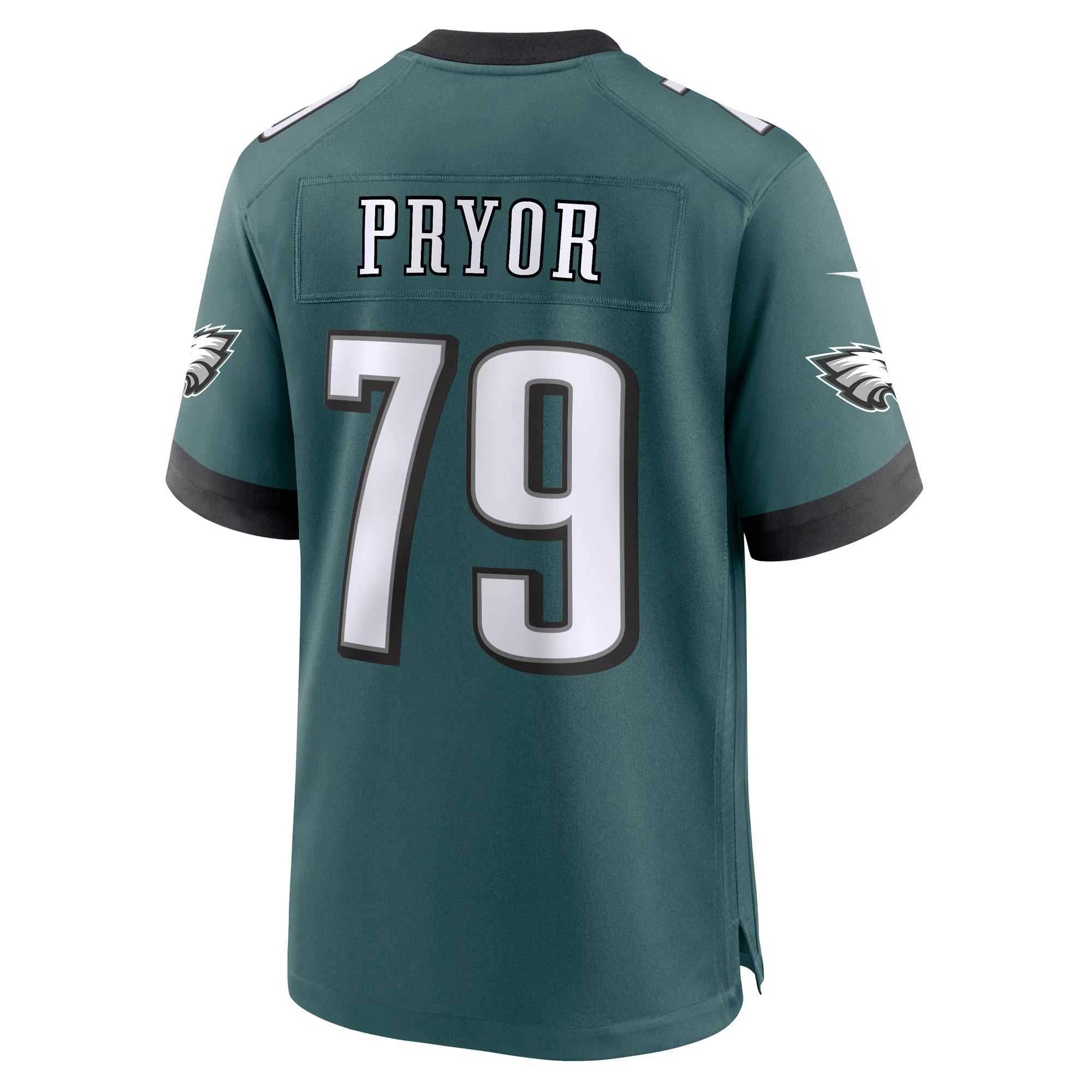 Philadelphia Eagles Matt Pryor Midnight Green Team Game Jersey