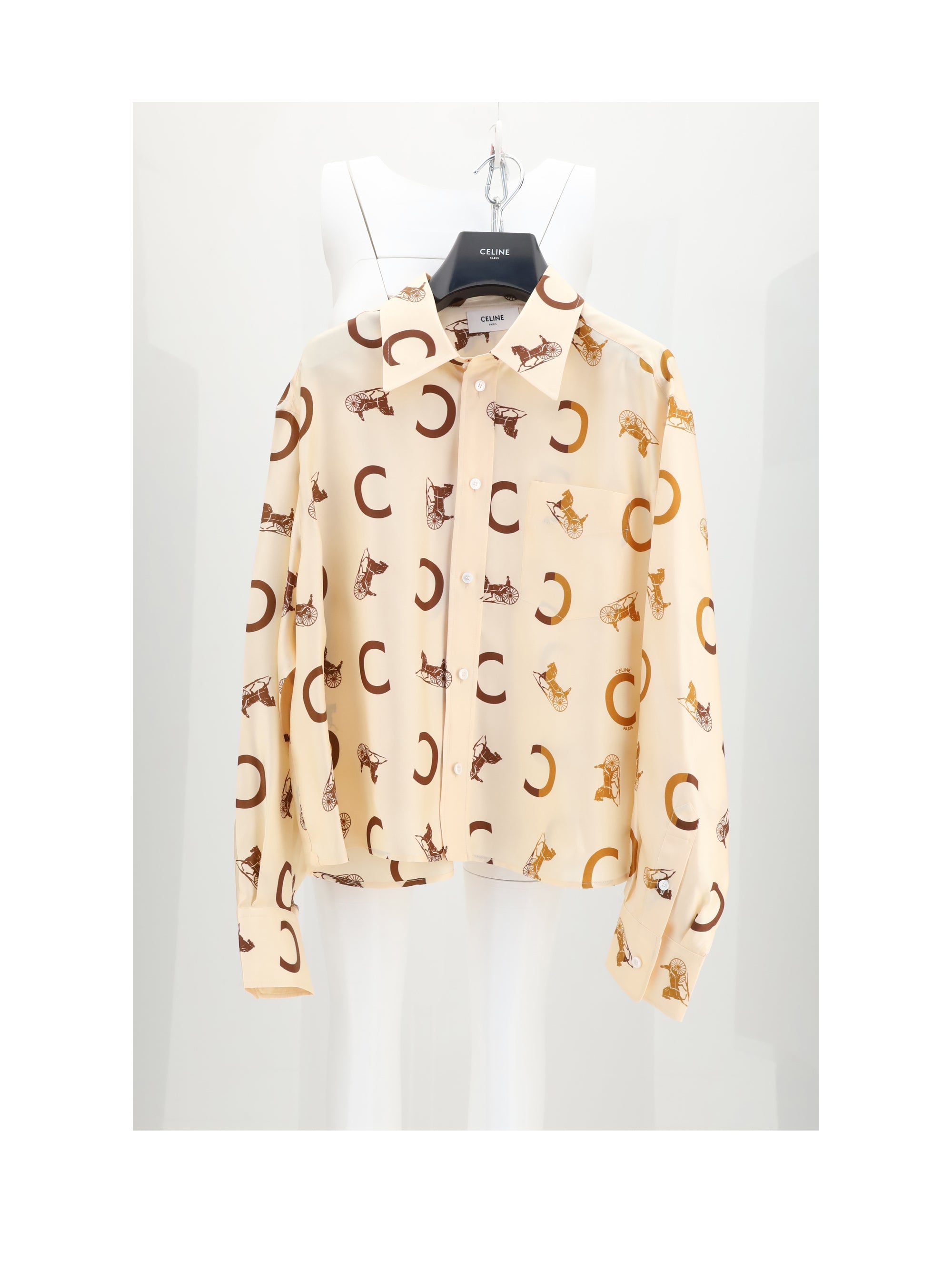 Celine Women Cropped Shirt