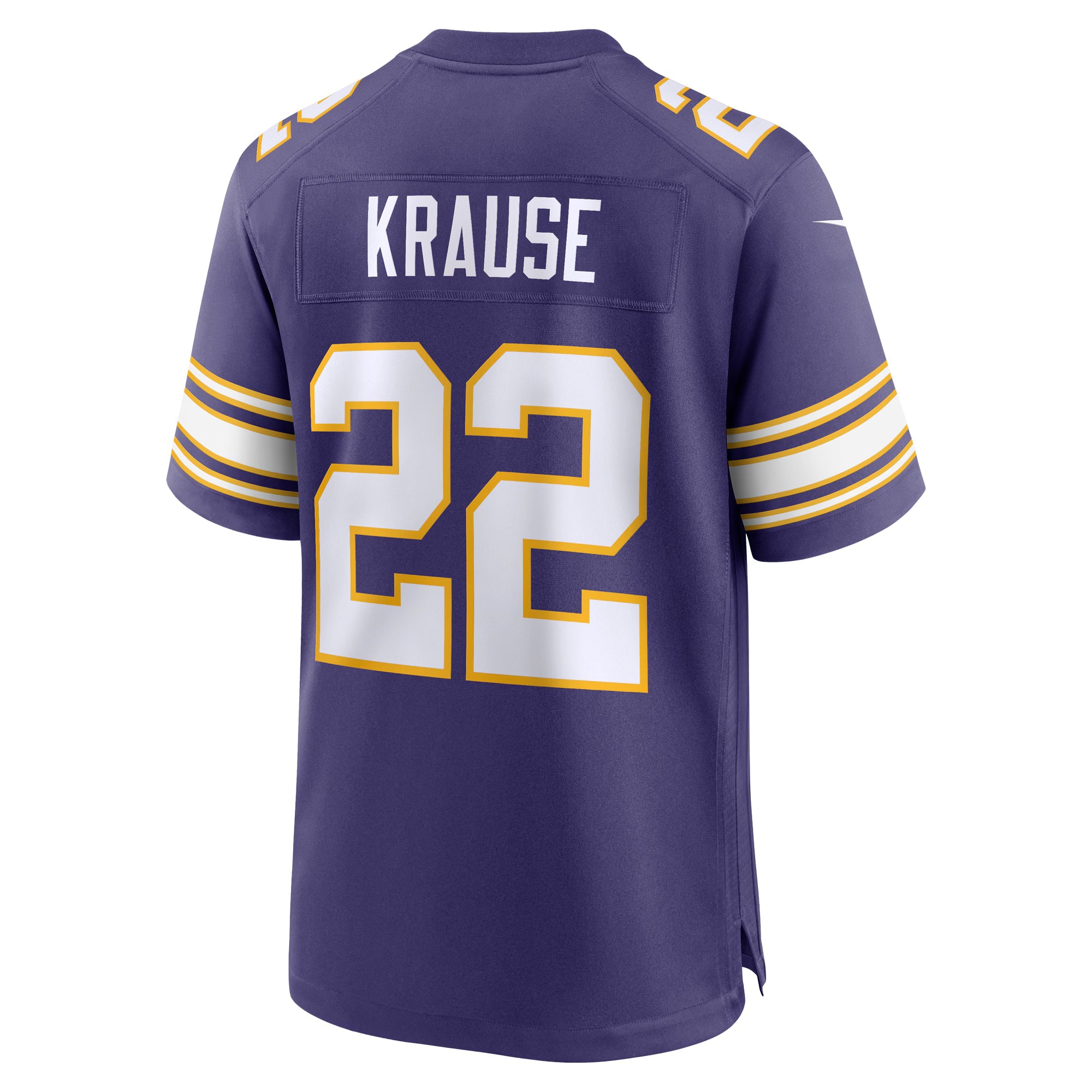 Minnesota Vikings Paul Krause Purple Retired Player Alternate Game Jersey