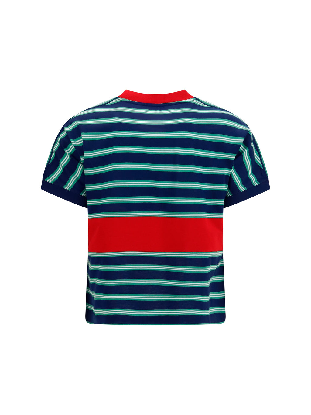 Versace Women Striped Cotton T-Shirt