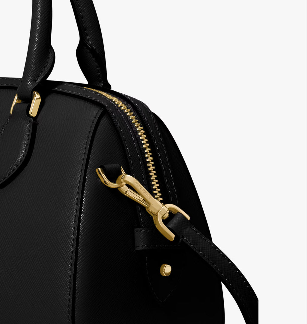 NWT Kate Spade Leather Madison Small Dolly Duffle Crossbody Bag In Black