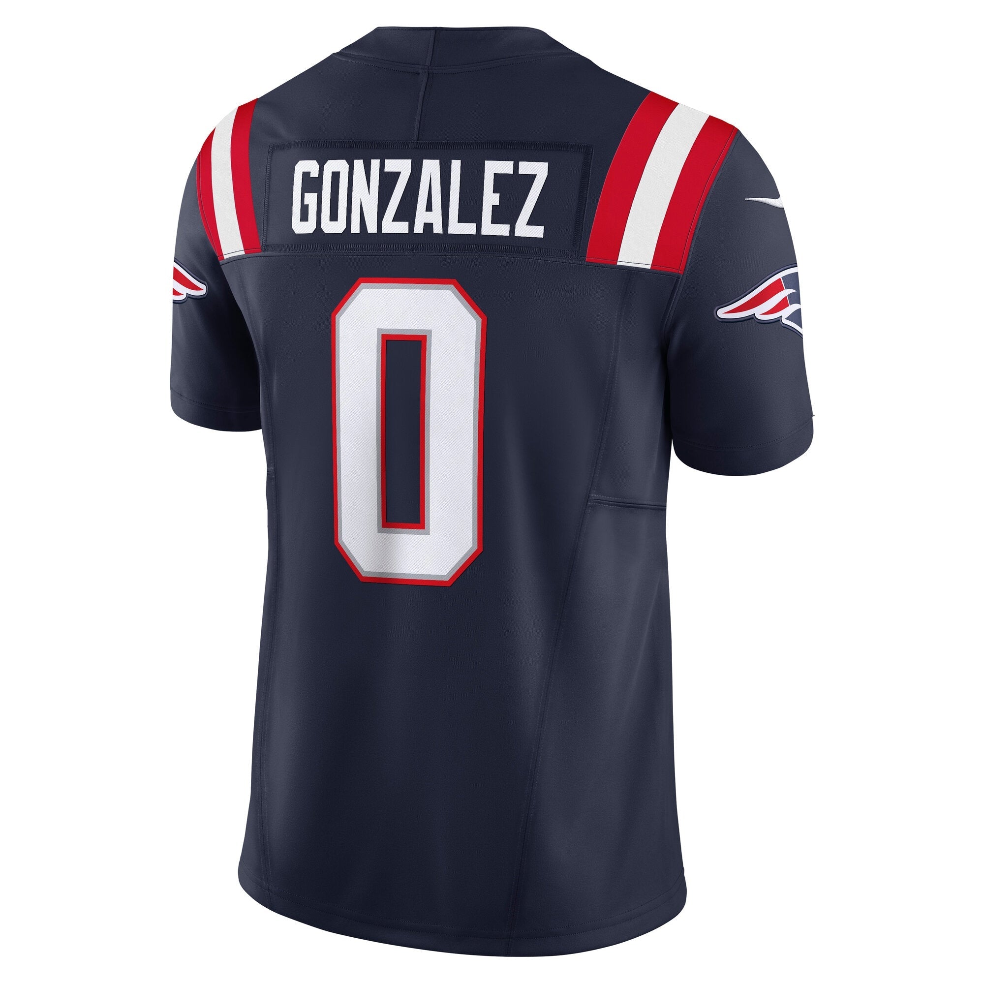 New England Patriots Christian Gonzalez Navy Vapor F.U.S.E. Limited Jersey