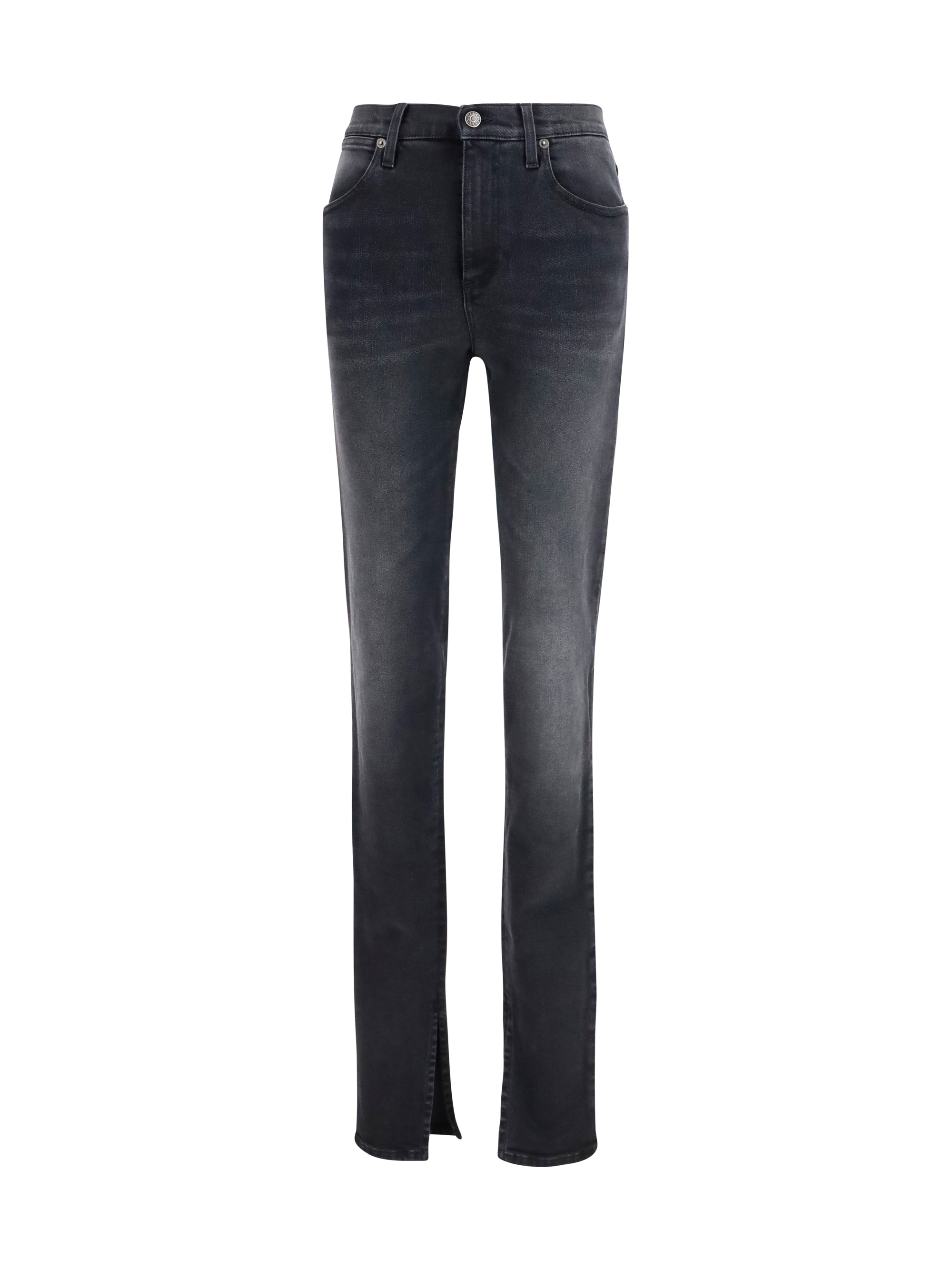 Gucci Women Skinny Washed Cotton Denim Jeans