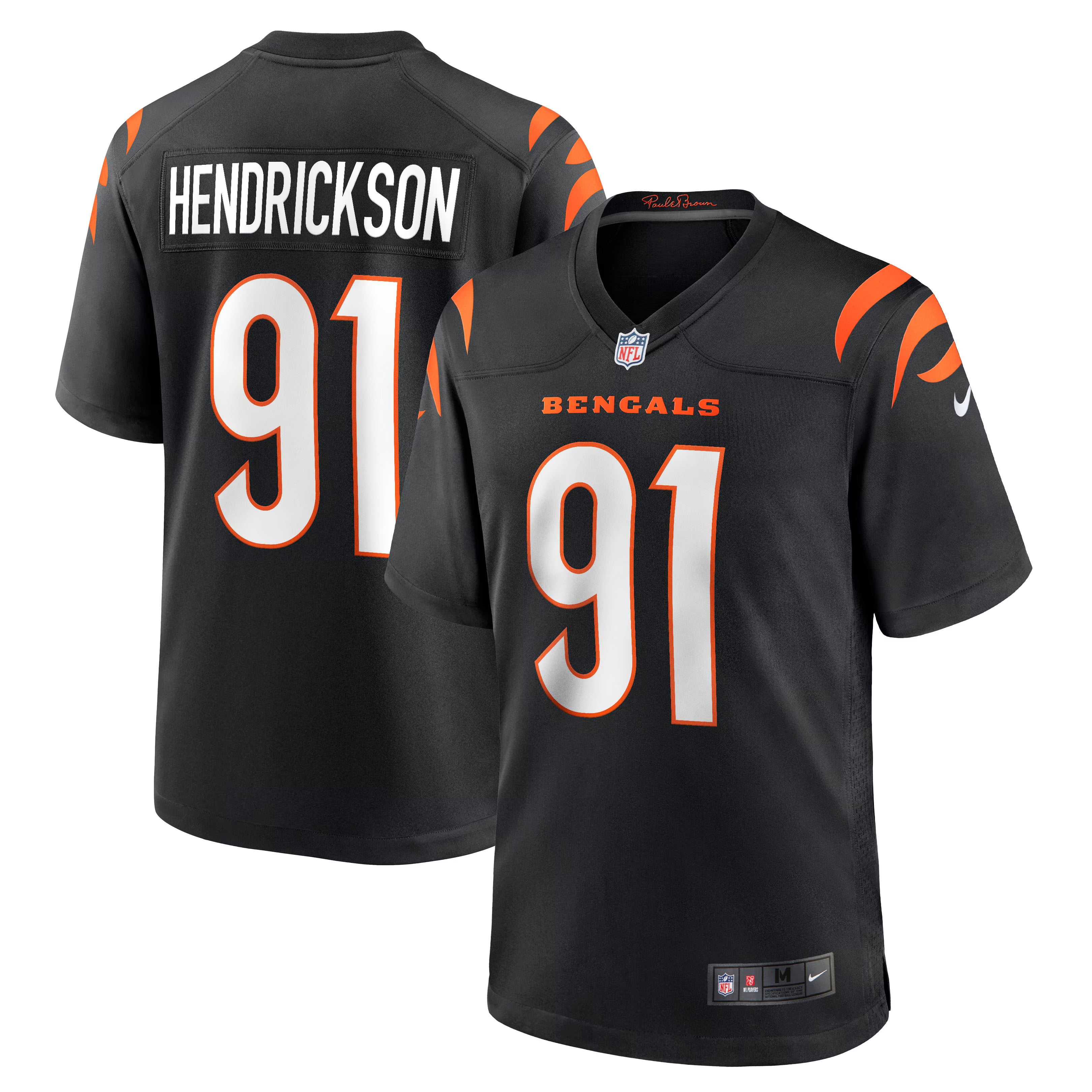 Cincinnati Bengals Trey Hendrickson Black Game Jersey