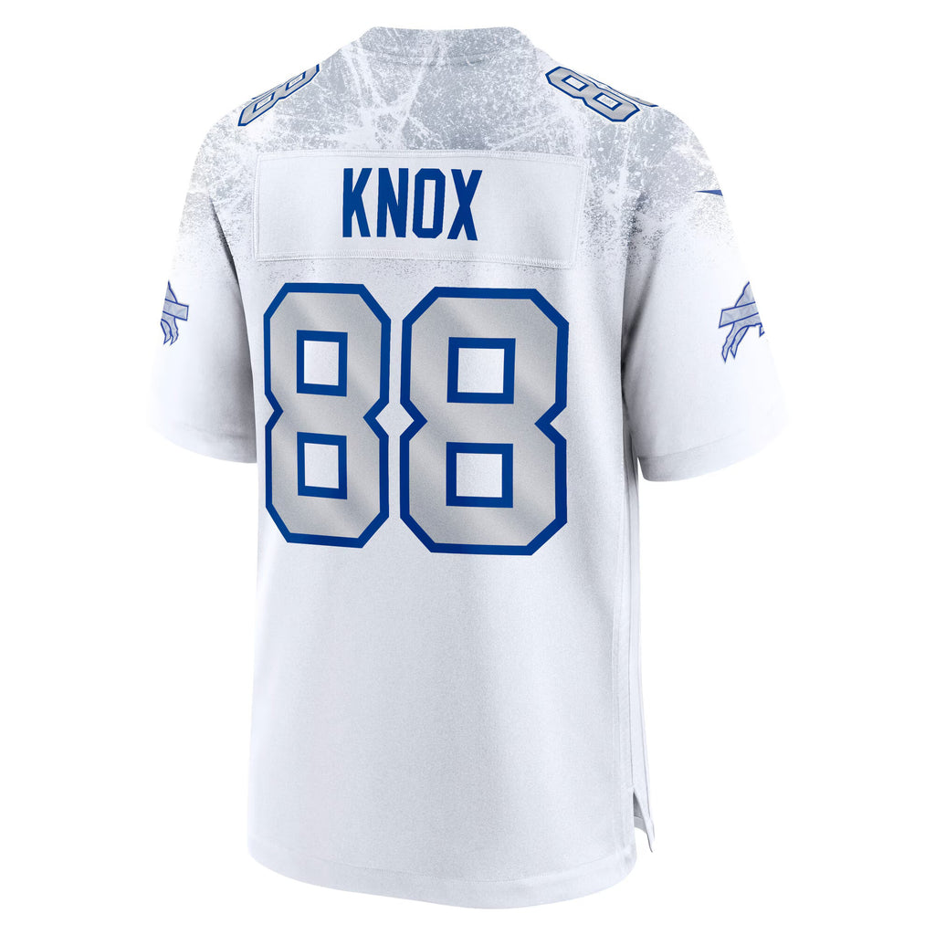 Buffalo Bills Dawson Knox White 2025 Rivalries Collection Game Jersey