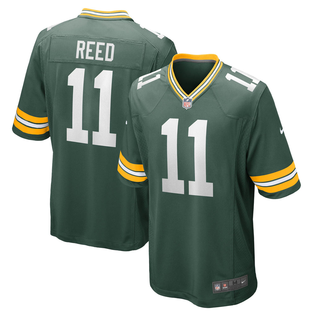 Green Bay Packers Jayden Reed Green Game Jersey
