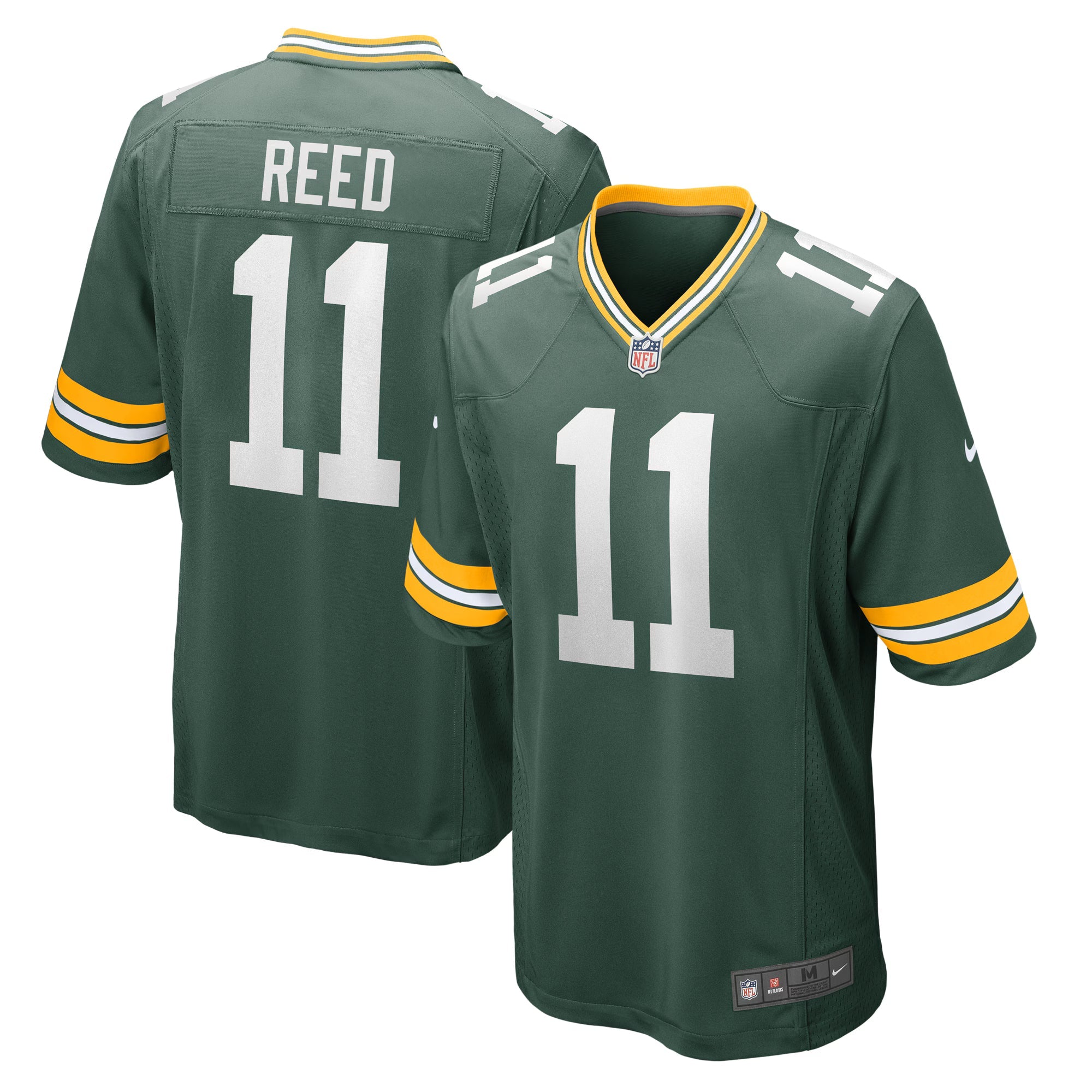 Green Bay Packers Jayden Reed Green Game Jersey